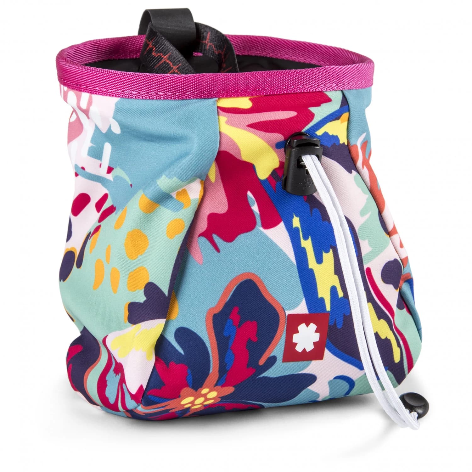 Торбичка за магнезий Ocun Lucky + Belt Chalk bag - Flower Colors