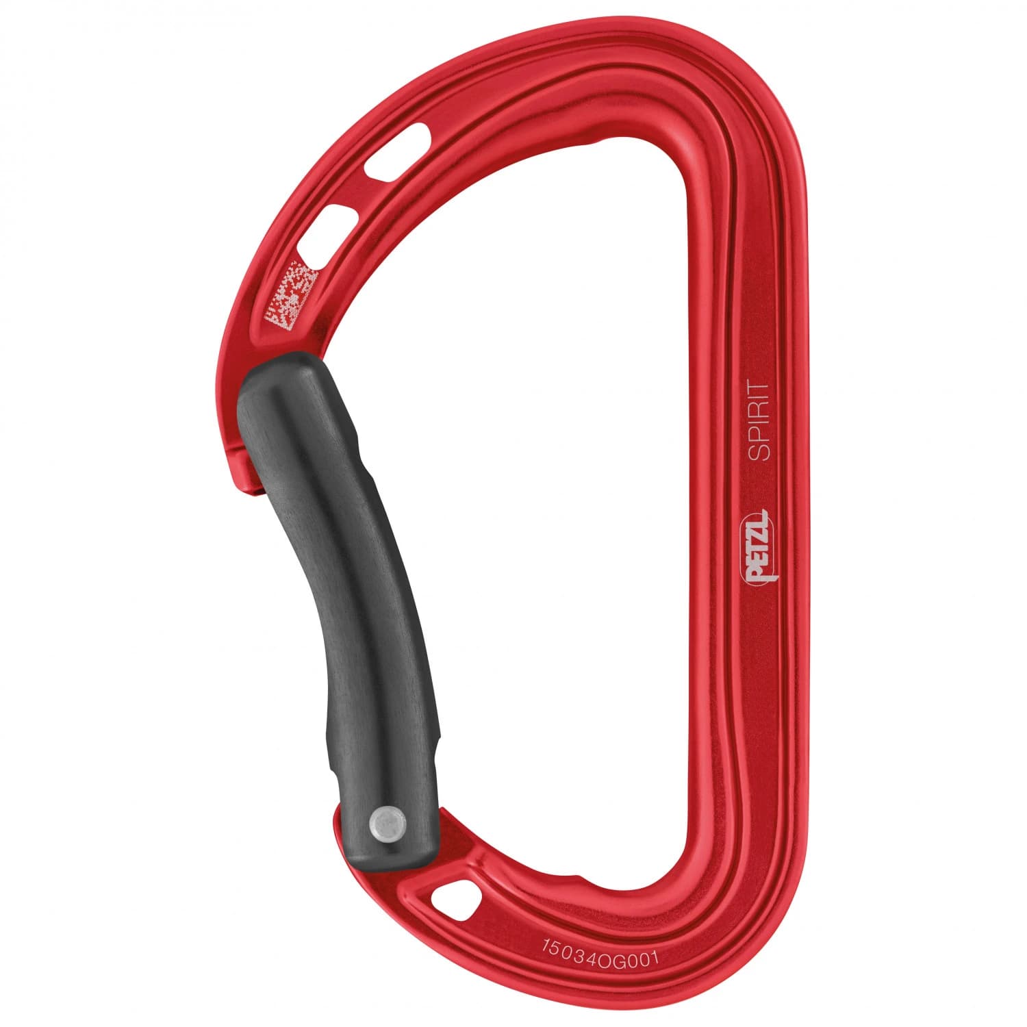 Заключващ се карабинер Petzl Spirit Bent Gate Snapgate carabiner - Red
