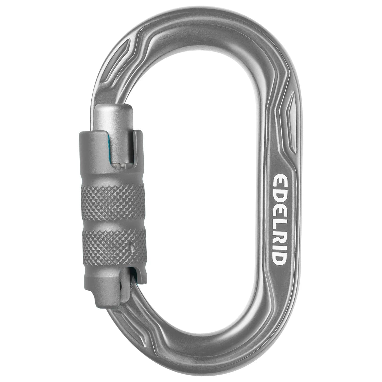 Заключващ се карабинер Edelrid Kiwi Triple Locking carabiner - Silver