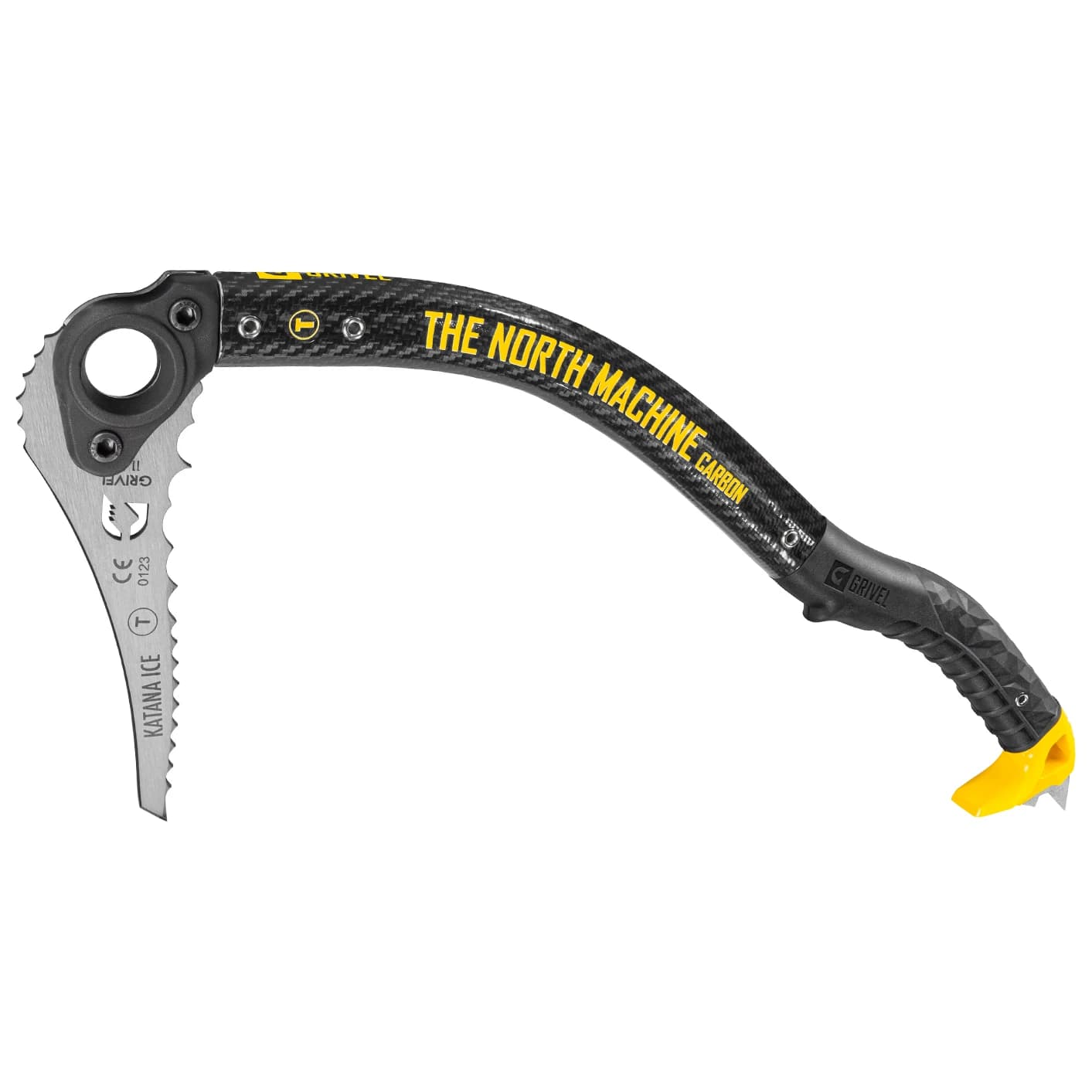 Инструмент за лед Grivel THE NORTH MACHINE CARBON Katana Ice Simple Vario Ice tool - Schwarz