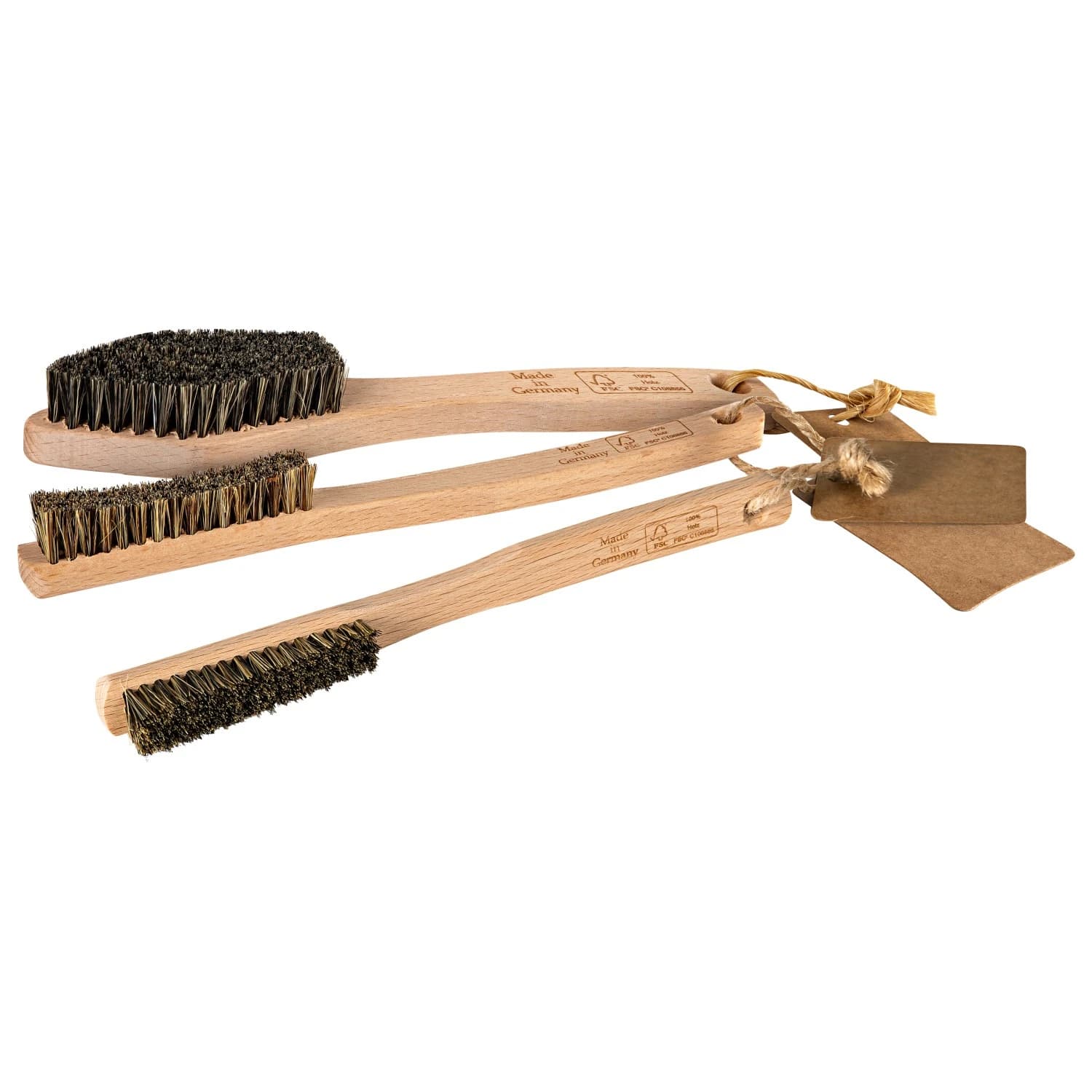 Четка за катерене Mantle Holzbürsten 3er Set Bouldering brush - Wood