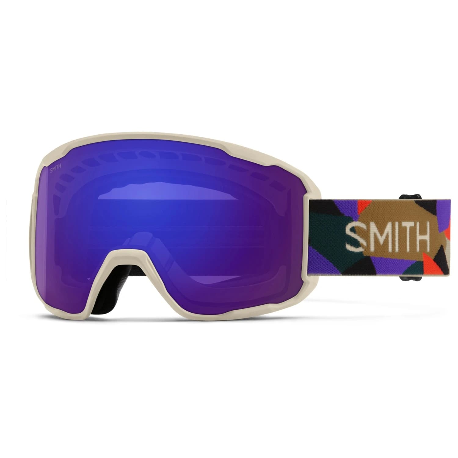Ски маска Smith Preview ChromaPop Mirror S2 Ski goggles - Chalk Paper Cuts / Everyday Violet Mirror
