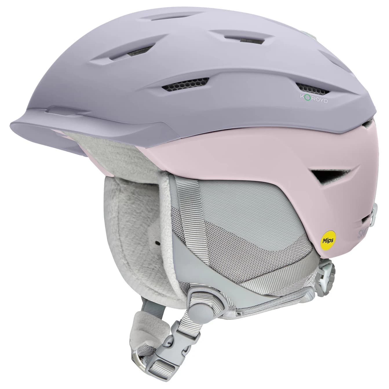 Дамска ски каска Smith Women's Liberty Mips Ski helmet - Matte Lunar Fog 2425 / Blush