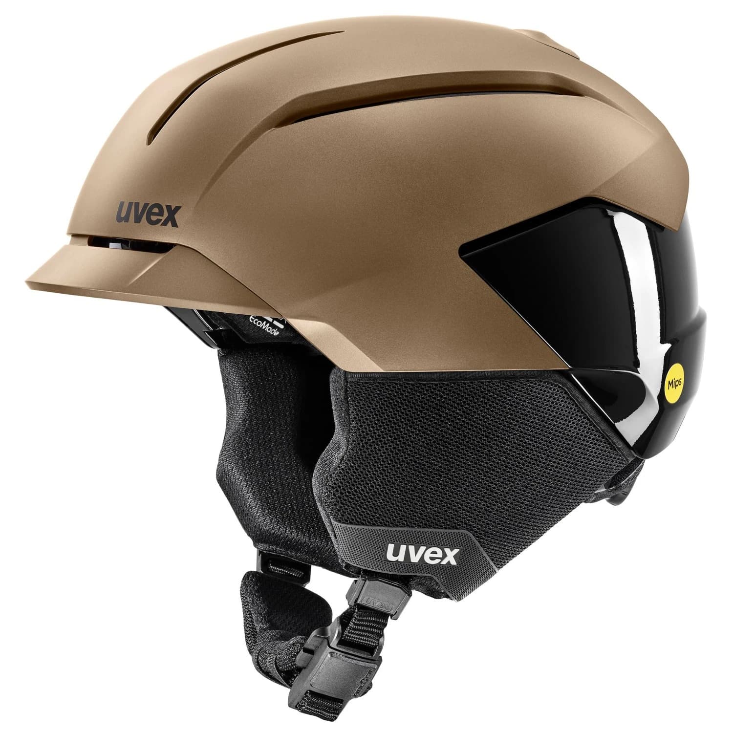 Ски каска Uvex Levitate MIPS Ski helmet - Brown / Black Matt