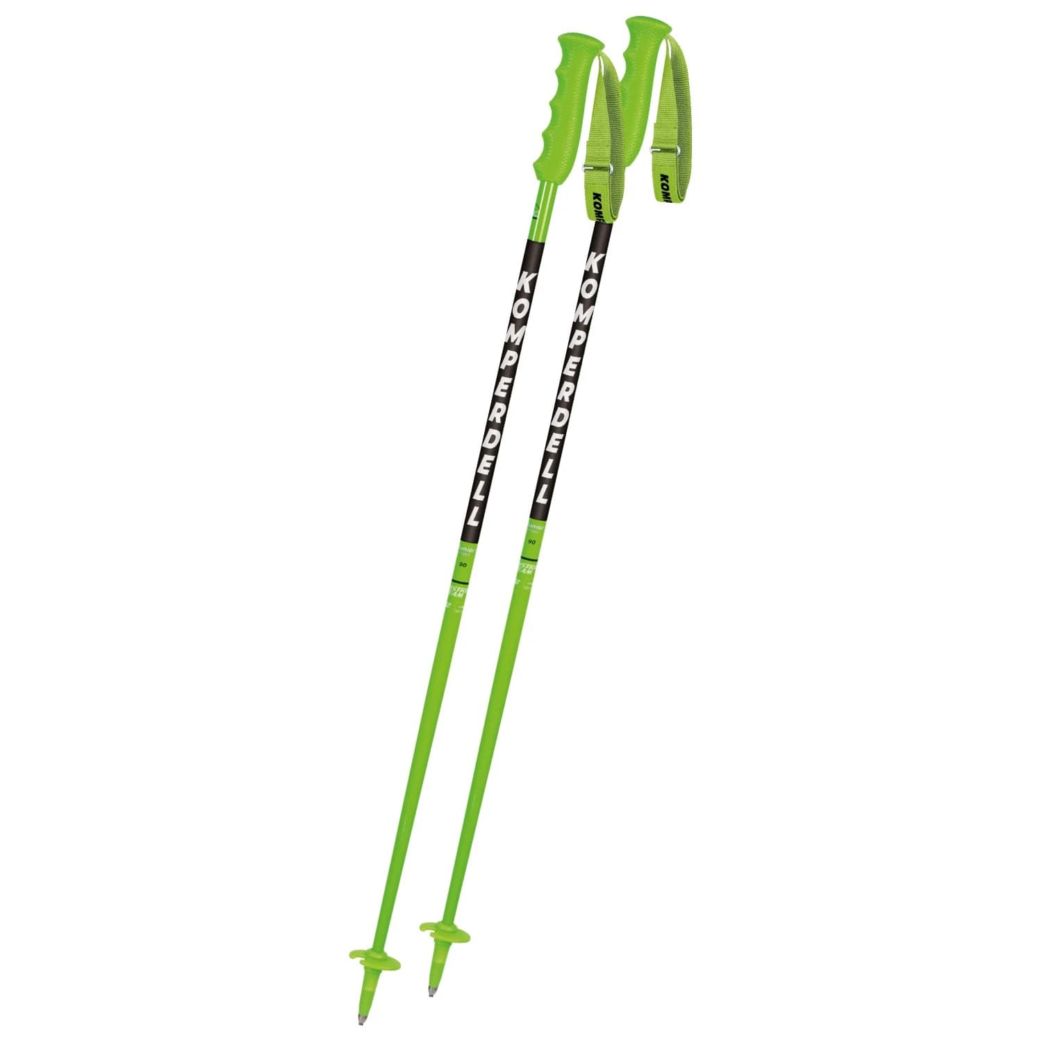 Детски ски щеки Komperdell Kid's Nationalteam Carbon Ski poles - Green