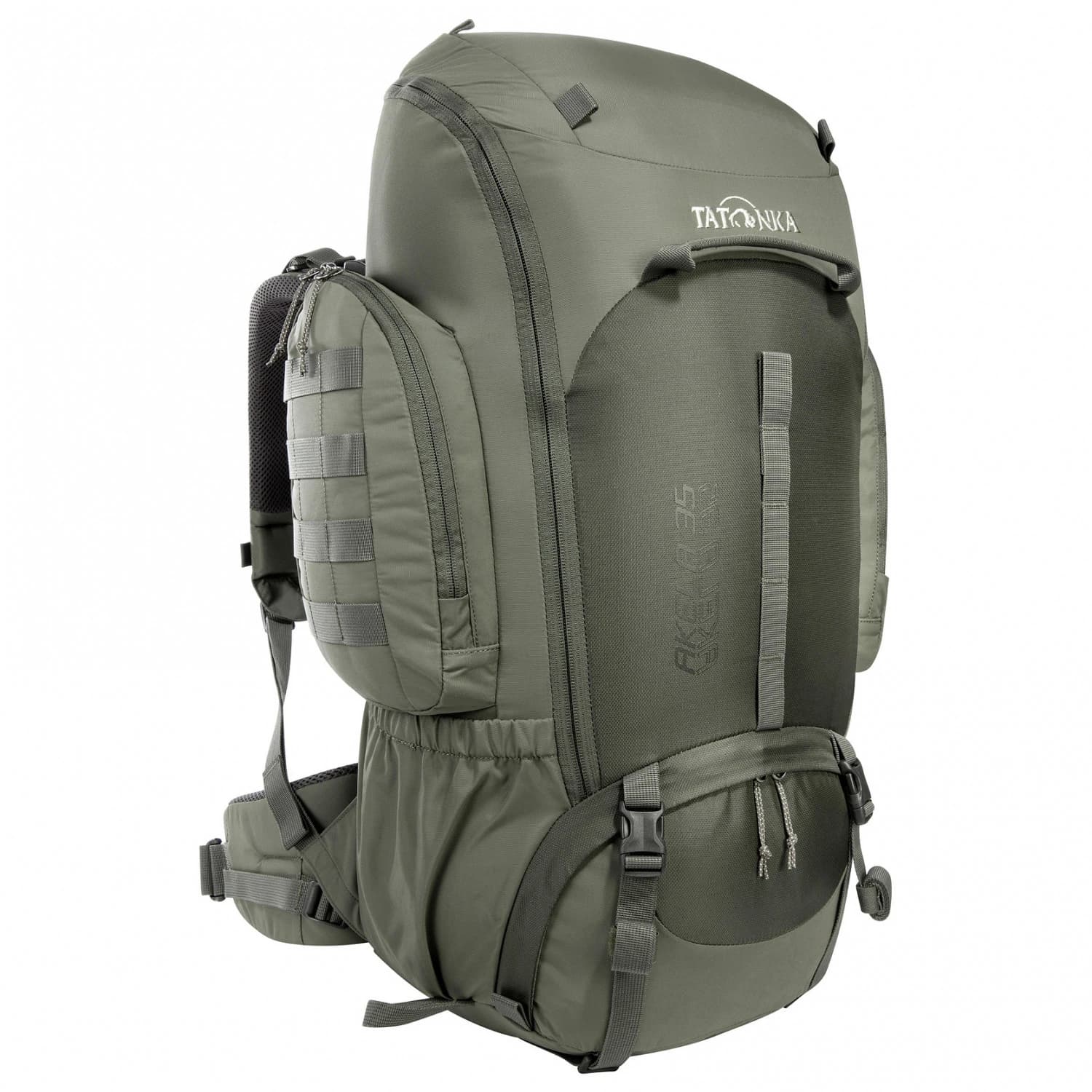 Туристическа раница Tatonka Akela 35 Walking backpack - Stone Grey / Olive