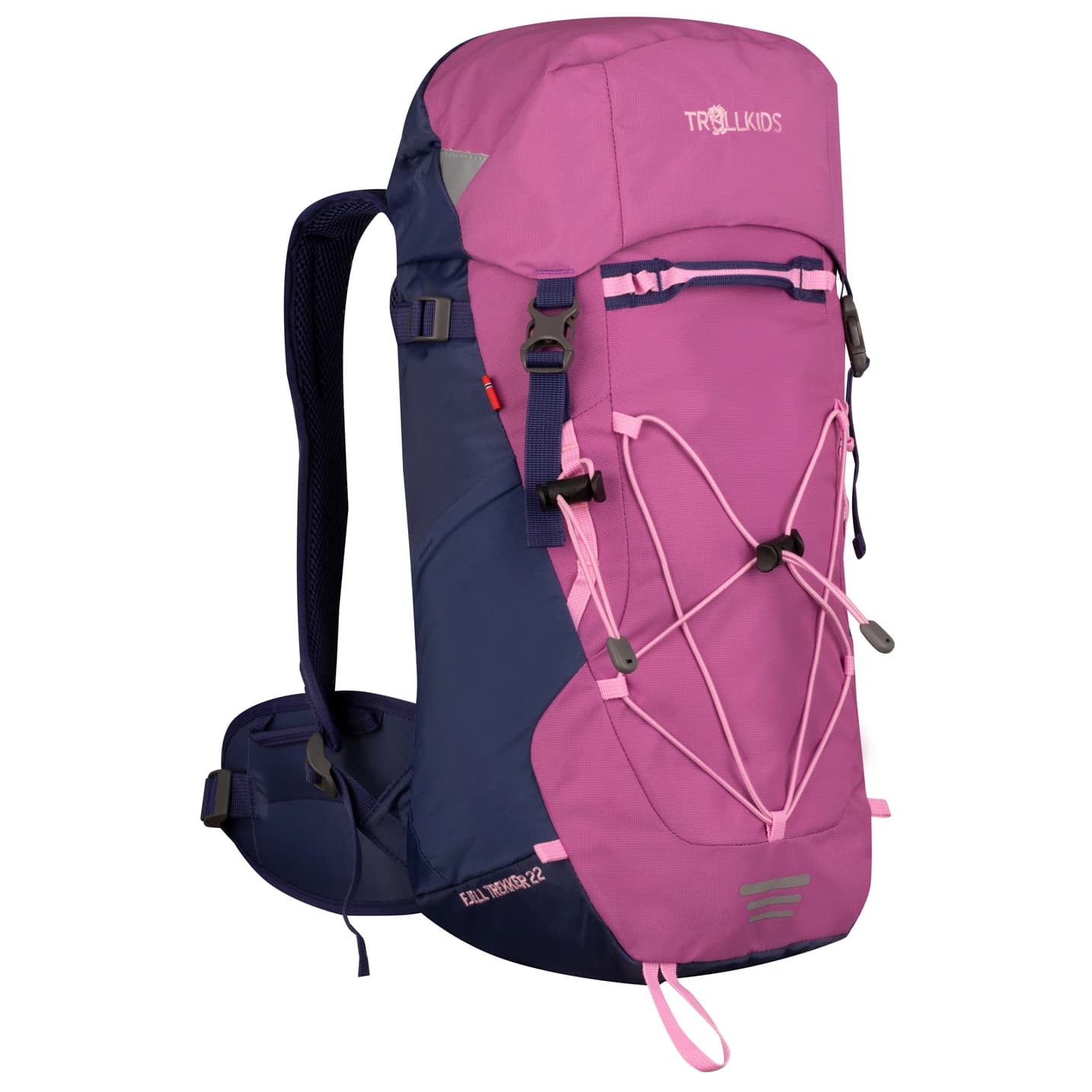 Детска туристическа раница Trollkids Kid's Fjell Trekker 22 Walking backpack - Mallow Pink / Violet Blue / Wild Rose