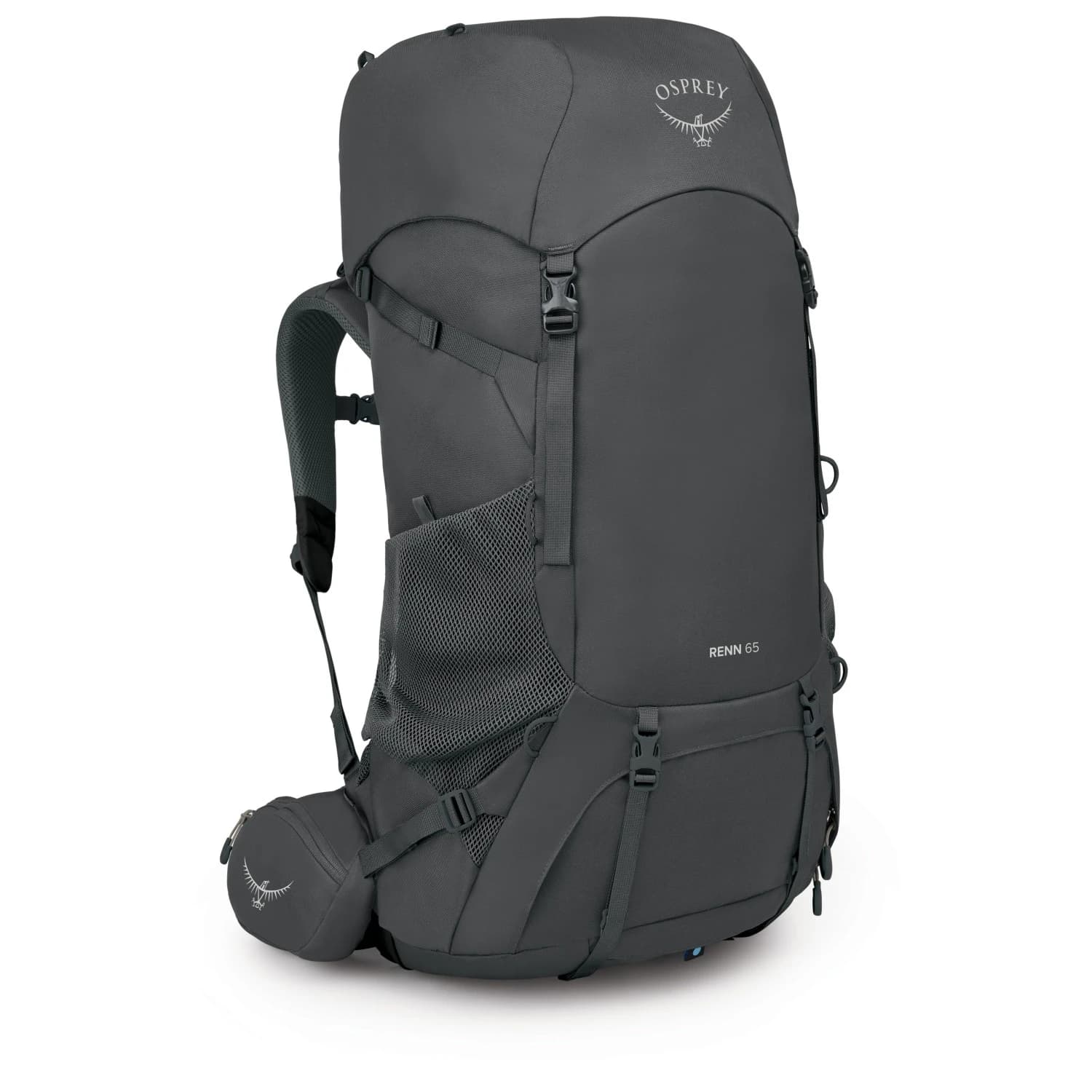Дамска трекинг раница Osprey Renn 65 Walking backpack - Dark Charcoal / Gray Wolf
