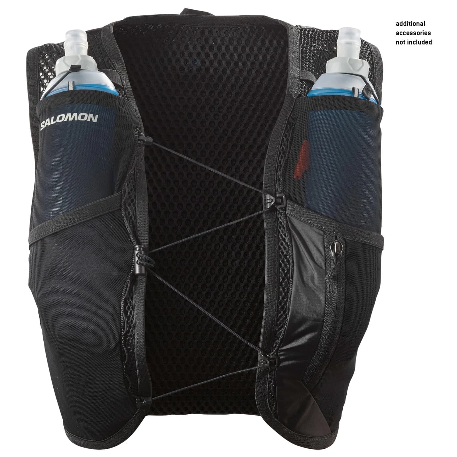 Дамска раница за трейл бягане Salomon Women's Active Skin 4 Set Running vest - Black / Metal