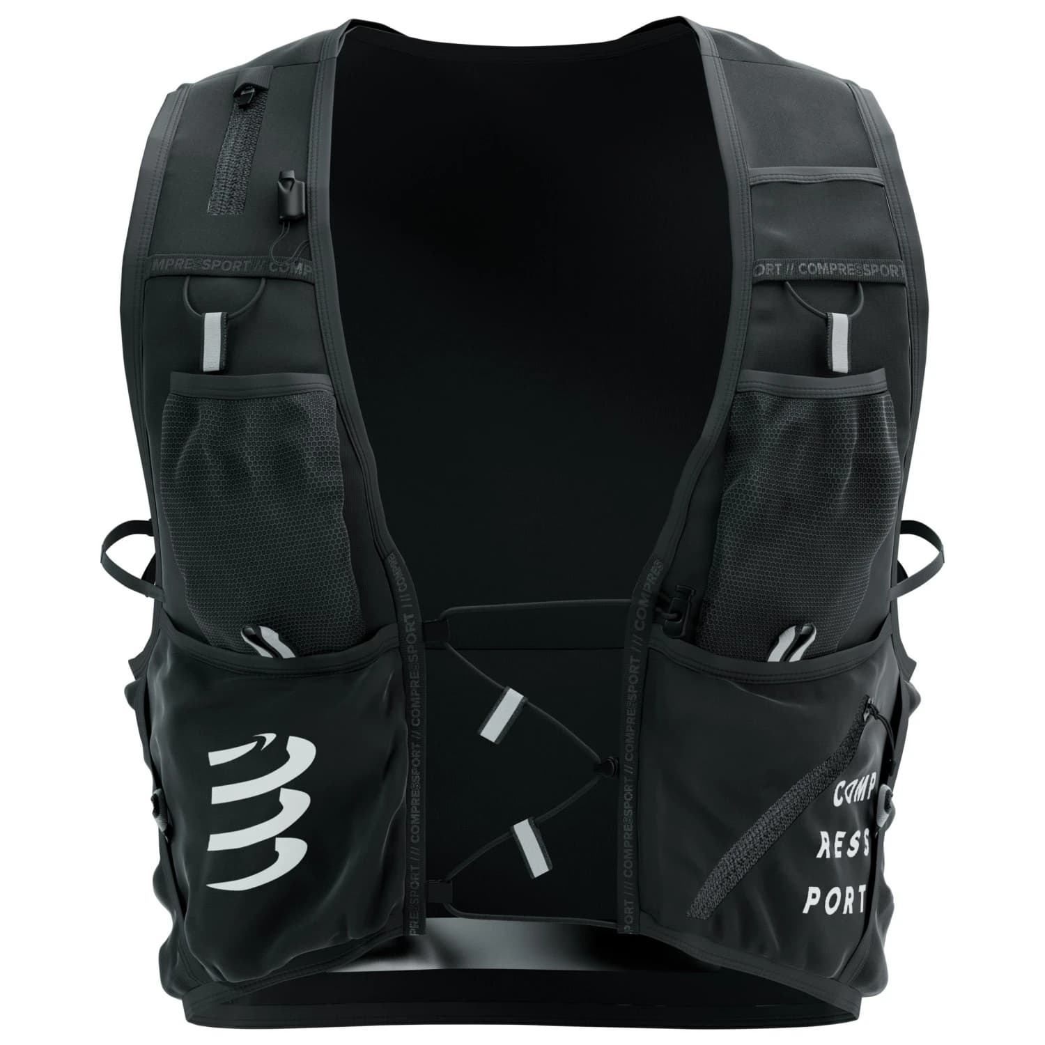 Раница за трейл бягане Compressport UltRun Evo 10 Trail running backpack - Black