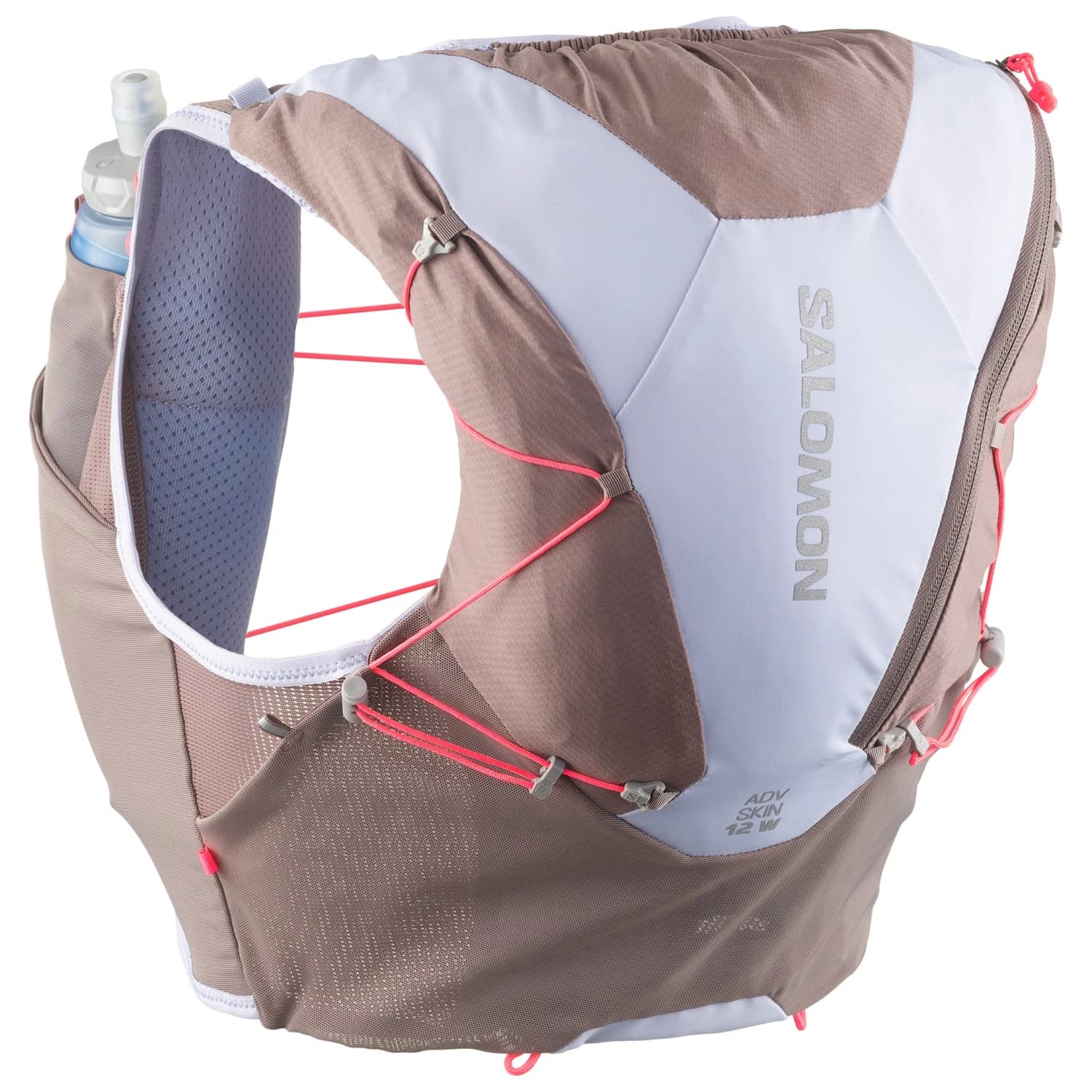 Дамска раница за трейл бягане Salomon Women's ADV Skin 12 Trail running backpack - Nine Iron / Excalibur / Cosmic Sky