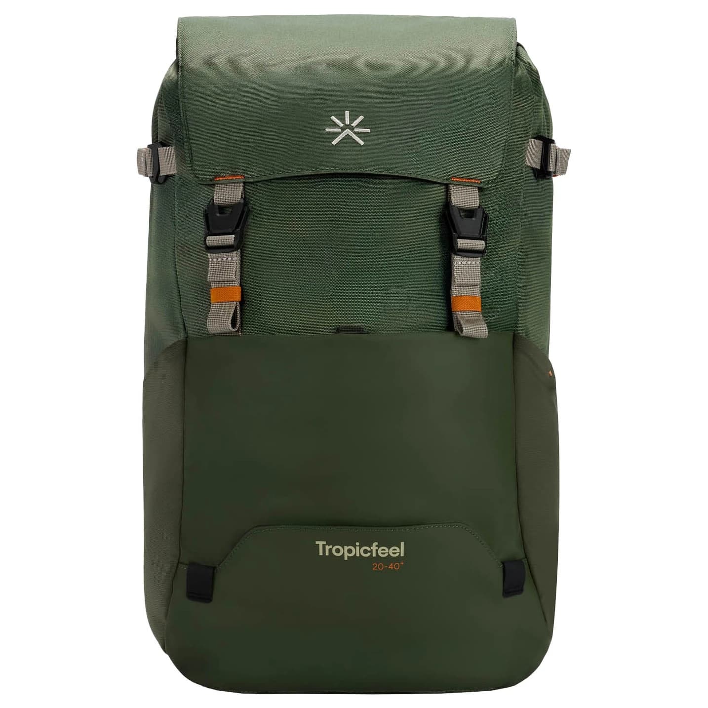 Пътна раница Tropicfeel Shell 20-42 Travel backpack - Bronze Green