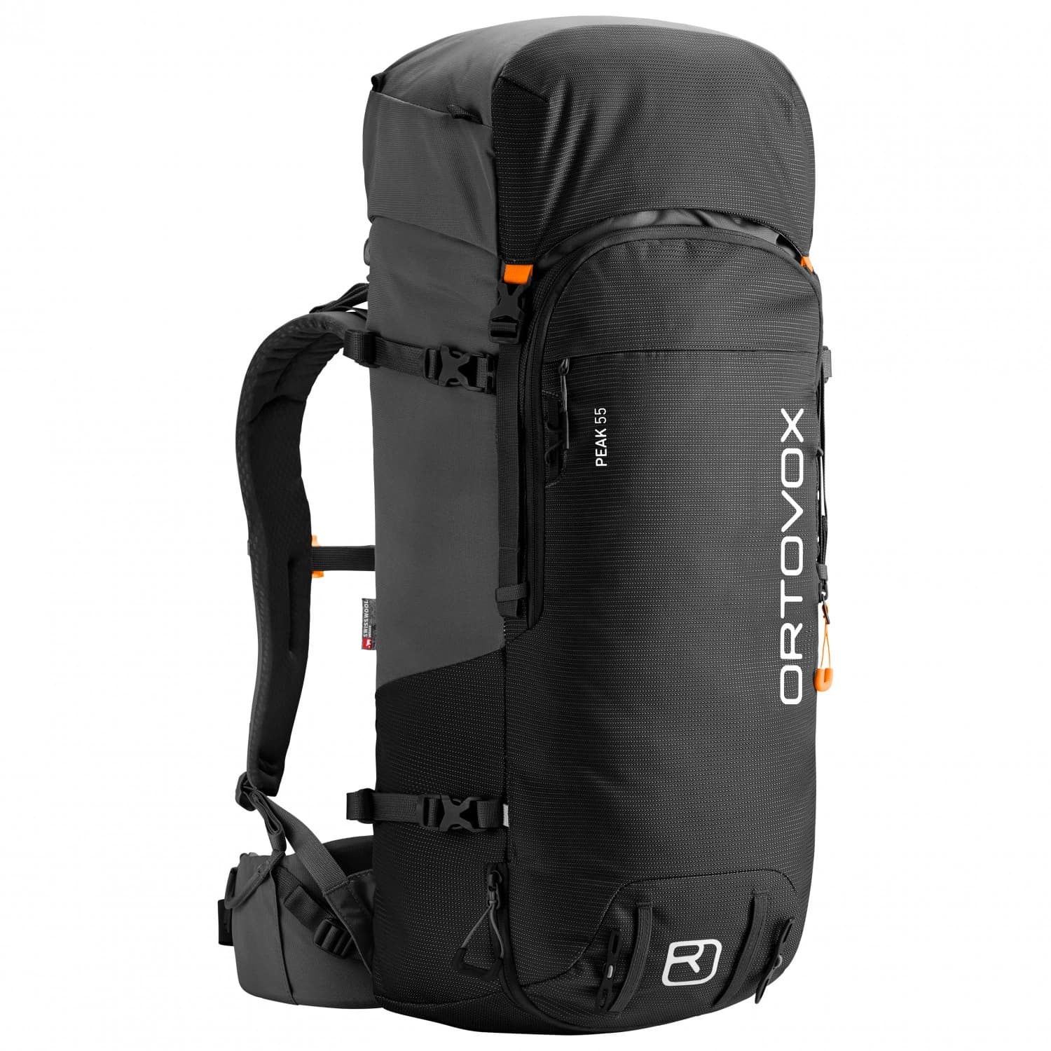 Алпийска раница Ortovox Peak 55 Mountaineering backpack - Black Raven
