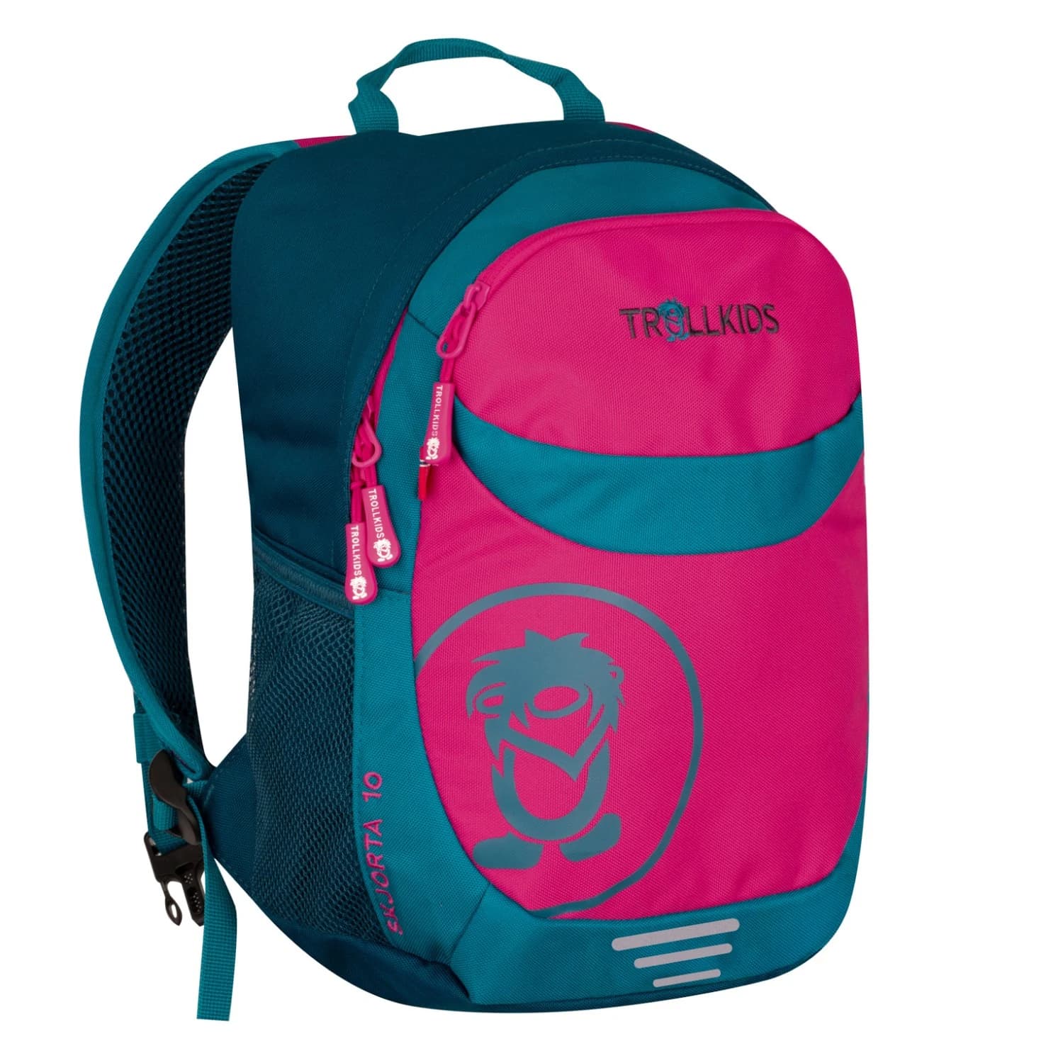 Детска дневна раница Trollkids Kid's Skjorta Pack 10 Daypack - Bright Pink / Harbor Blue / Madeira Blue
