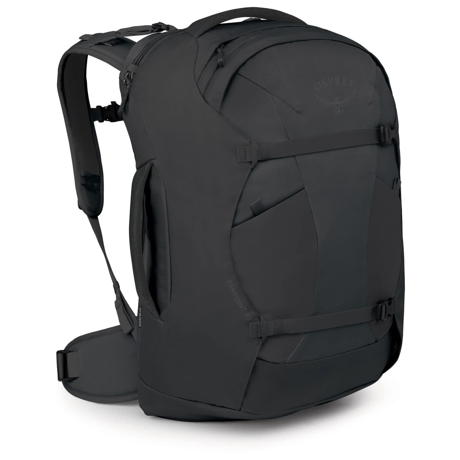 Пътна раница Osprey Farpoint 40 Travel backpack - Black