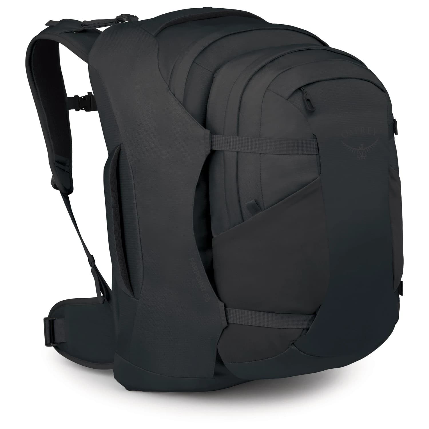 Пътна раница Osprey Farpoint 55 Travel backpack - Black