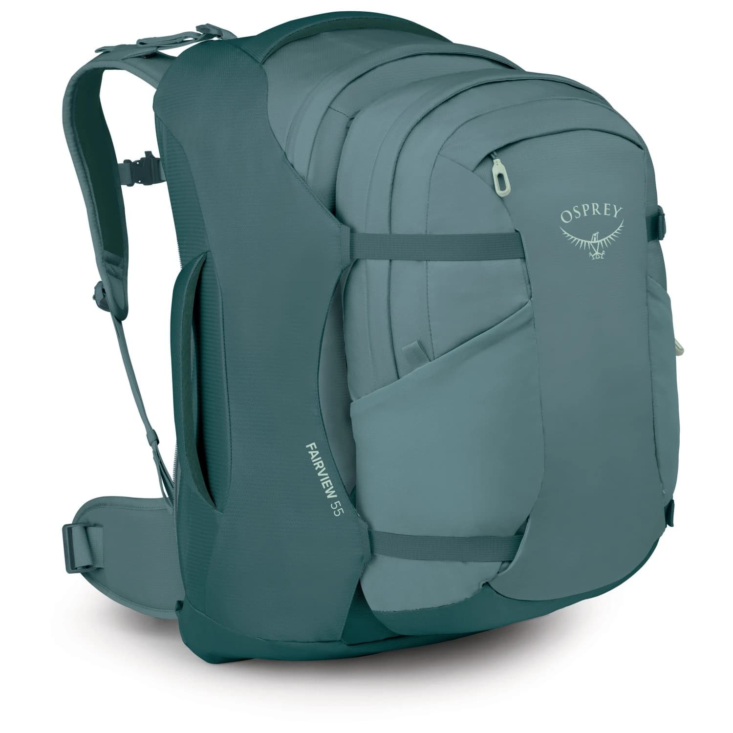 Дамска пътна раница Osprey Women's Fairview 55 Travel backpack - Cascade Blue / Torrent Blue
