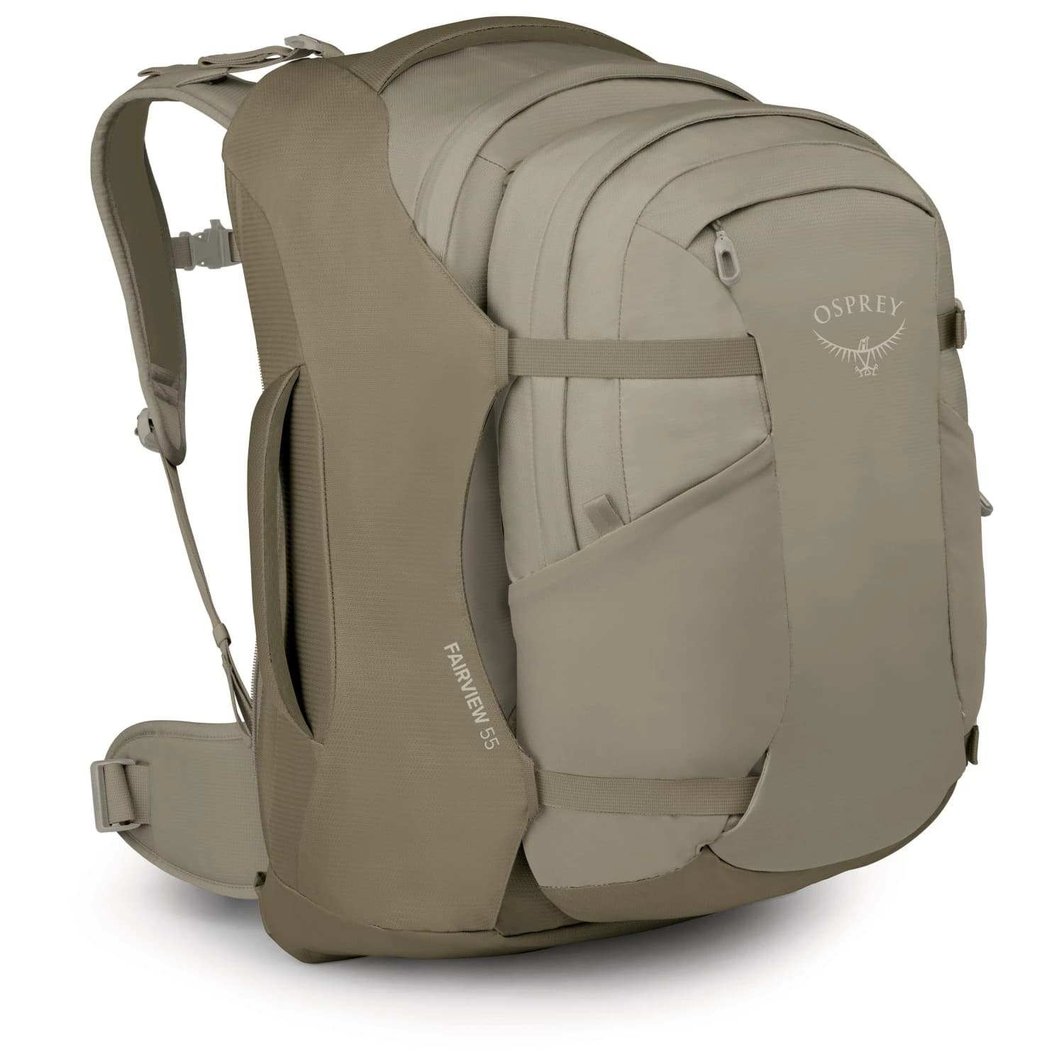 Дамска пътна раница Osprey Women's Fairview 55 Travel backpack - Sawdust / Olive Tan