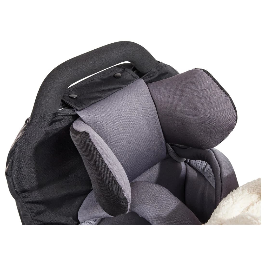 Детска носилка за деца Vaude Head Support Shuttle Kids' carrier - Anthracite