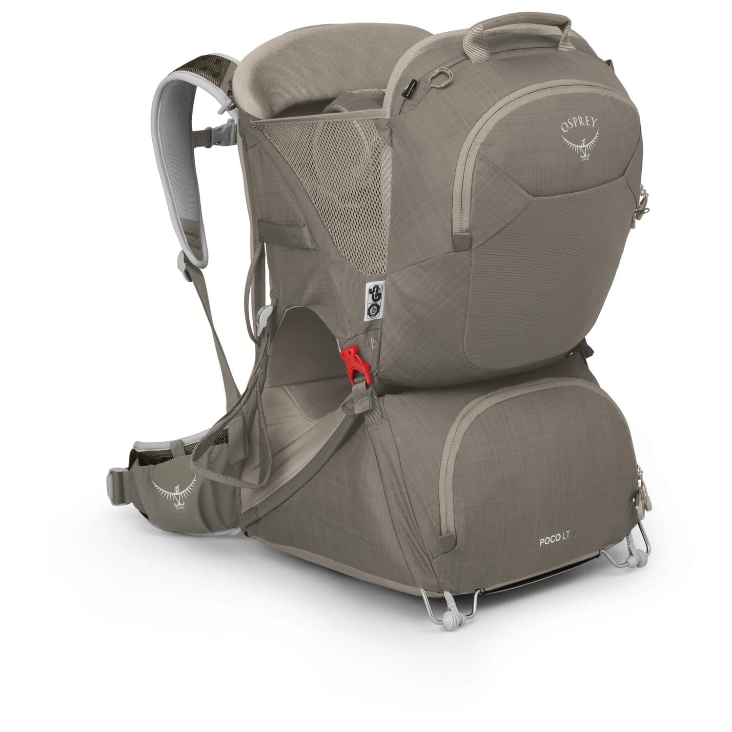 Детска носилка за деца Osprey Poco LT Kids' carrier - Concrete Tan