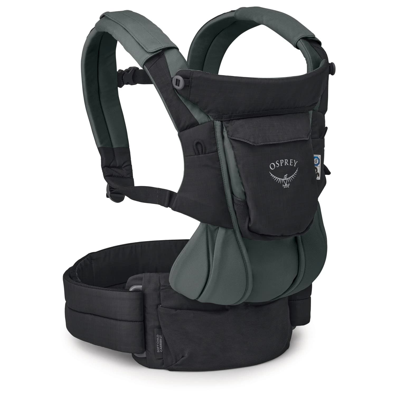Детска носилка за деца Osprey Poco Soft Carrier LT Extended Fit Kids' carrier - Black