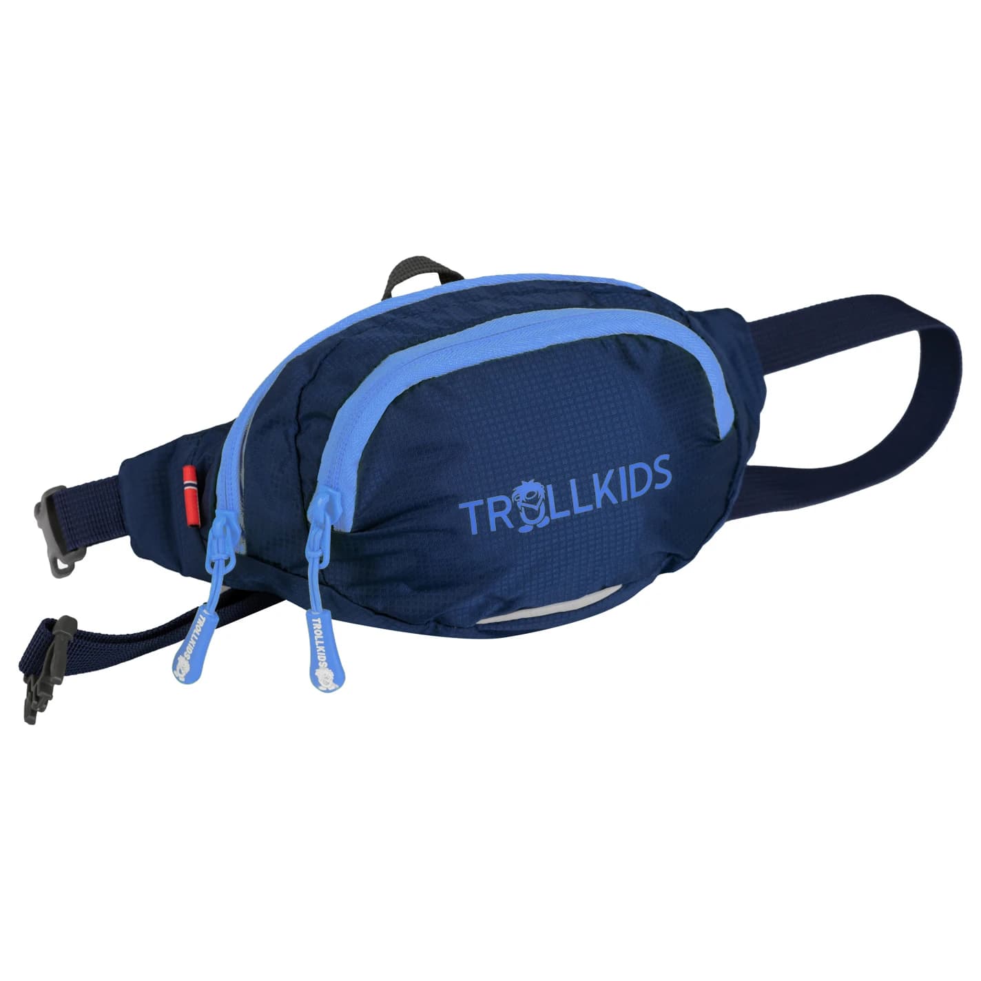 Детска чанта за кръста Trollkids Kid's Trolltunga Hip Bag - Navy / Medium Blue