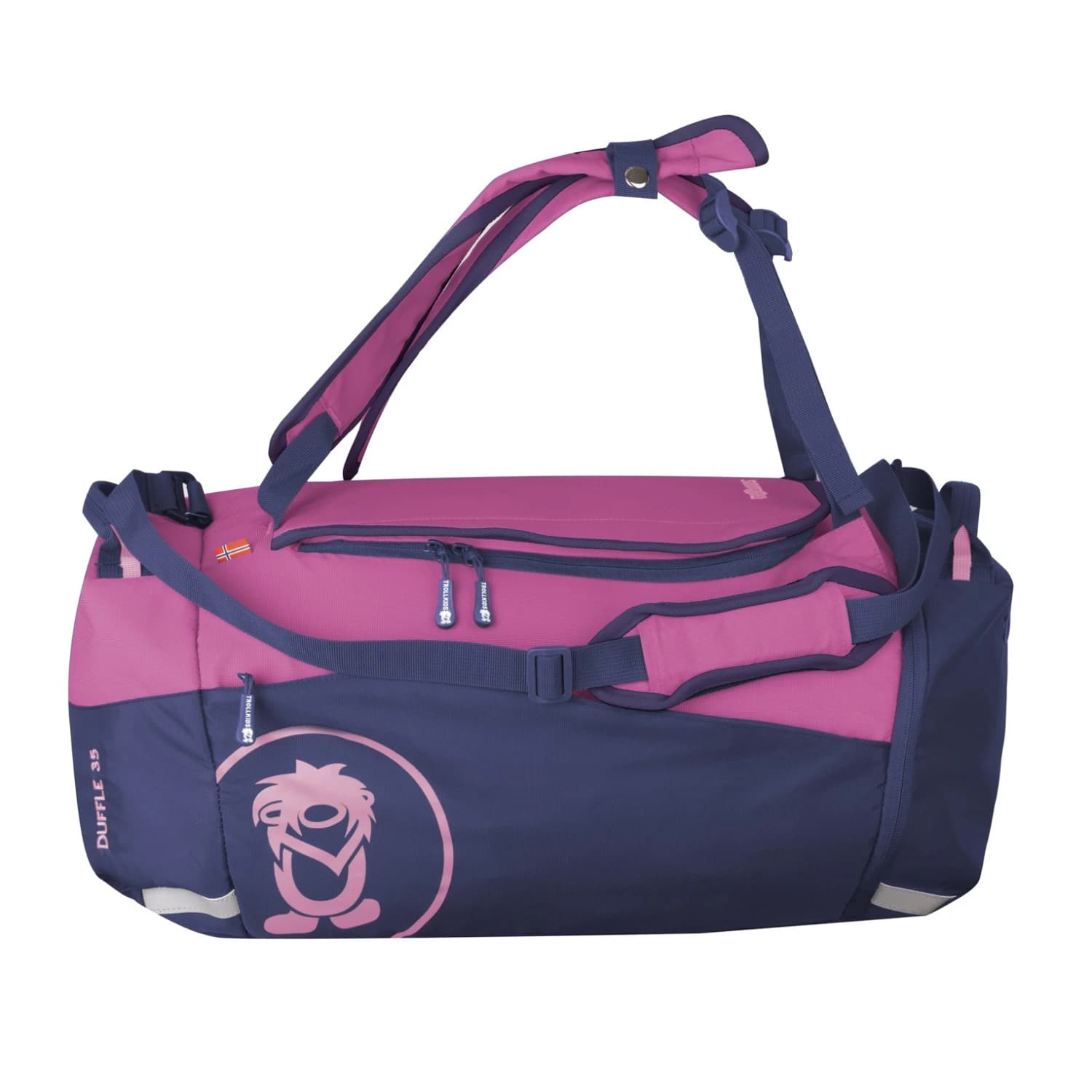 Детска пътна чанта Trollkids Kid's Duffle Bag Luggage - Mallow Pink / Violet Blue / Wild Rose