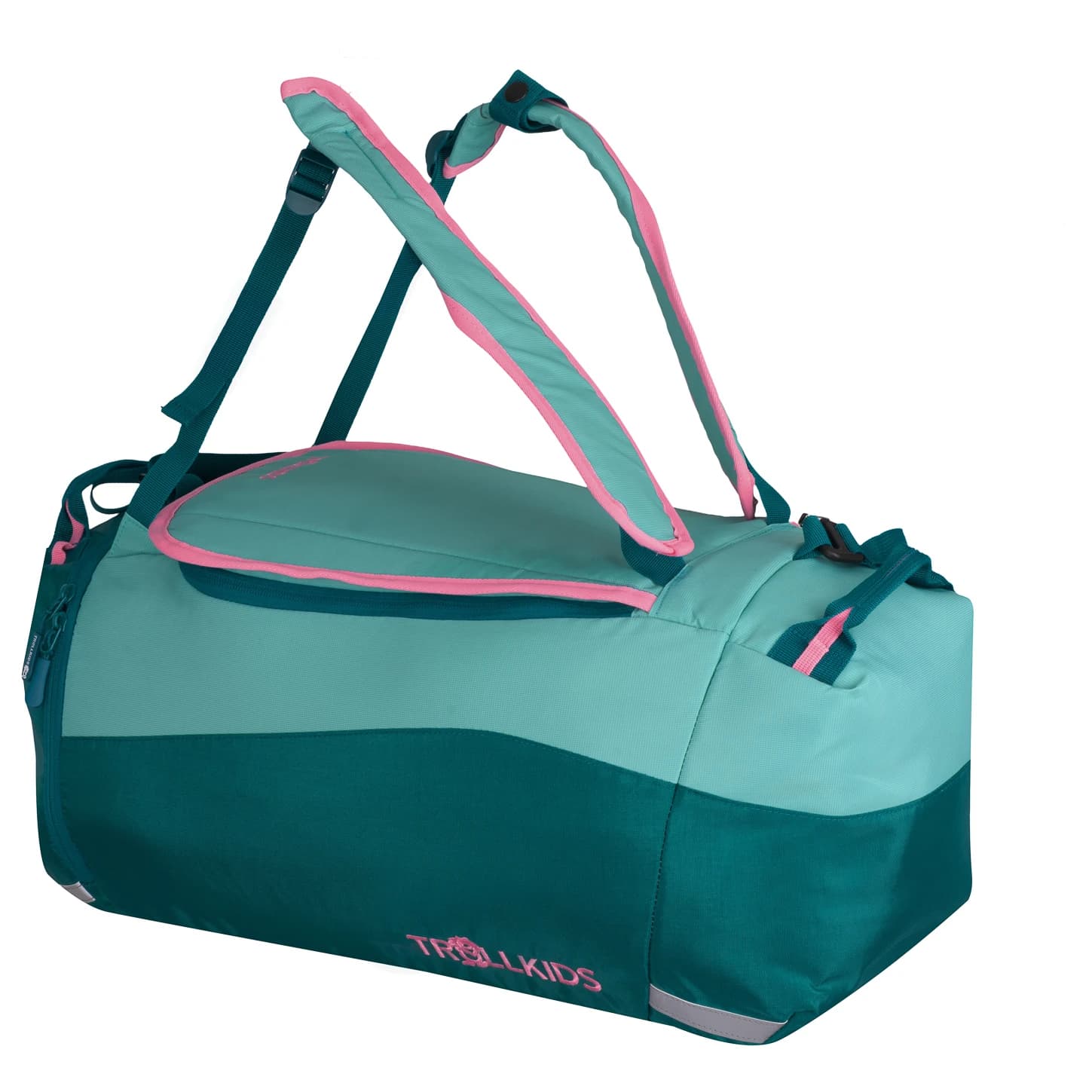 Детска пътна чанта Trollkids Kid's Duffle Bag Luggage - Aquamarine / Ocean Green / Candy Pink