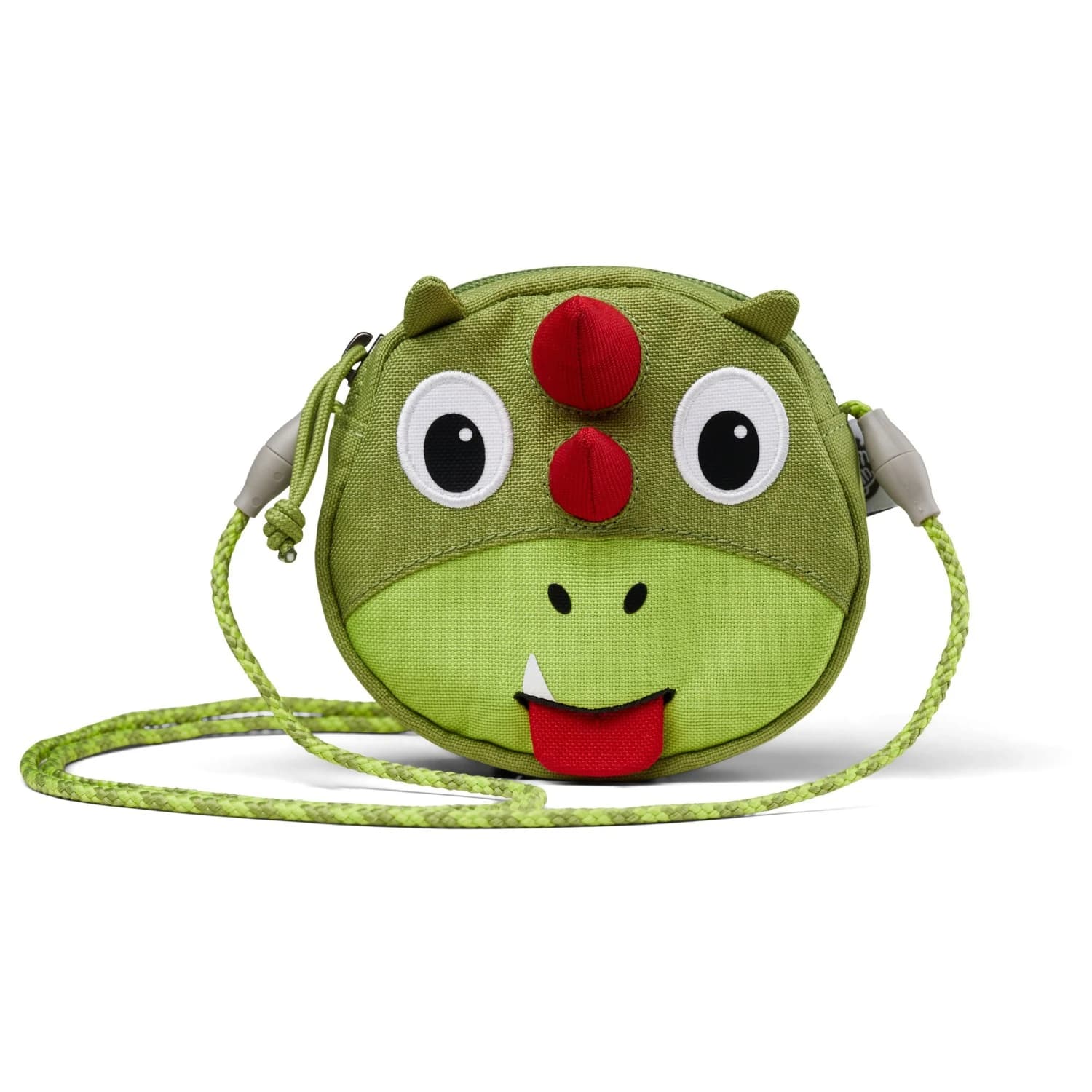 Детска чанта за рамо Affenzahn Kid's Brustbeutel Drache Shoulder bag - Green