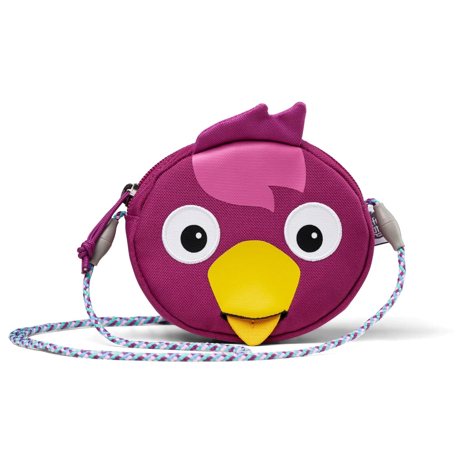 Детска чанта за рамо Affenzahn Kid's Brustbeutel Vogel Shoulder bag - Pink