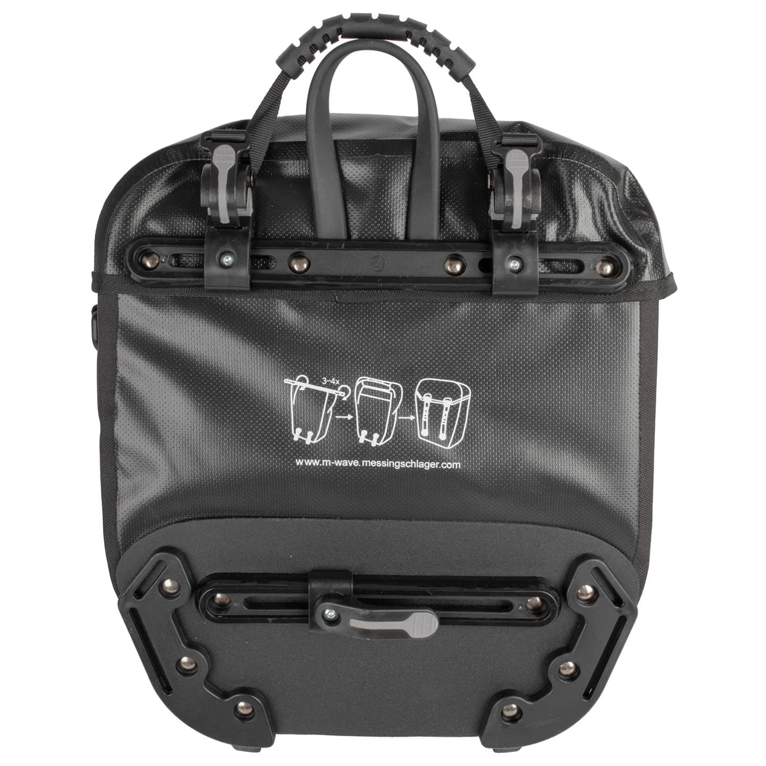 Велосипедна дисага M-wave Calgary Gepäckträgertasche Pannier - Black