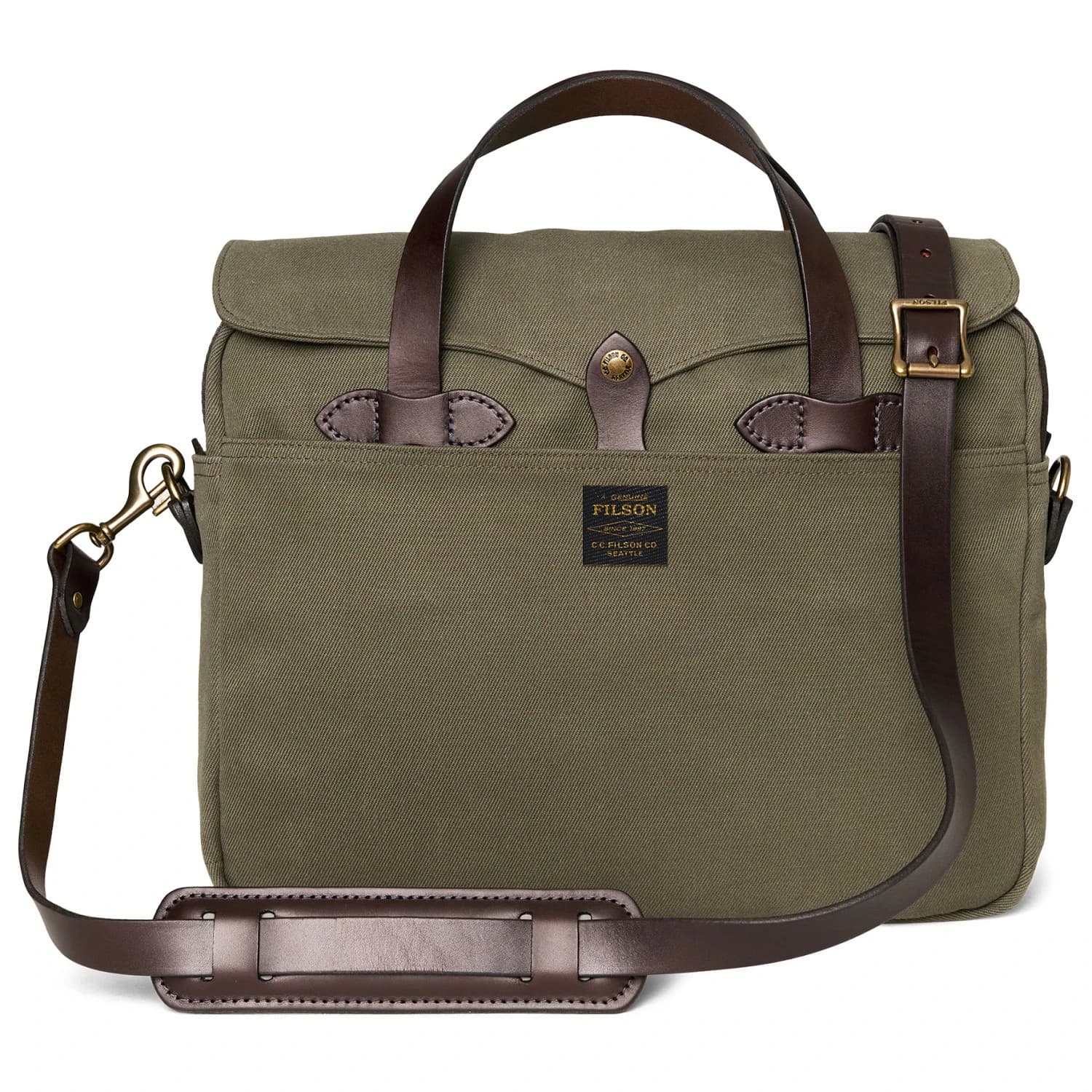 Чанта за лаптоп Filson Original Briefcase Laptop bag - Otter Green