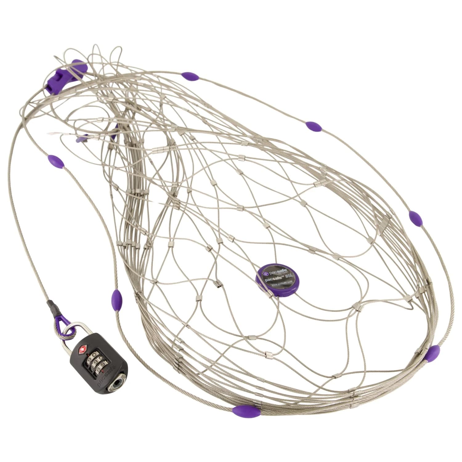 Протектор Pacsafe Pacsafe 85L Cable lock - Metallic