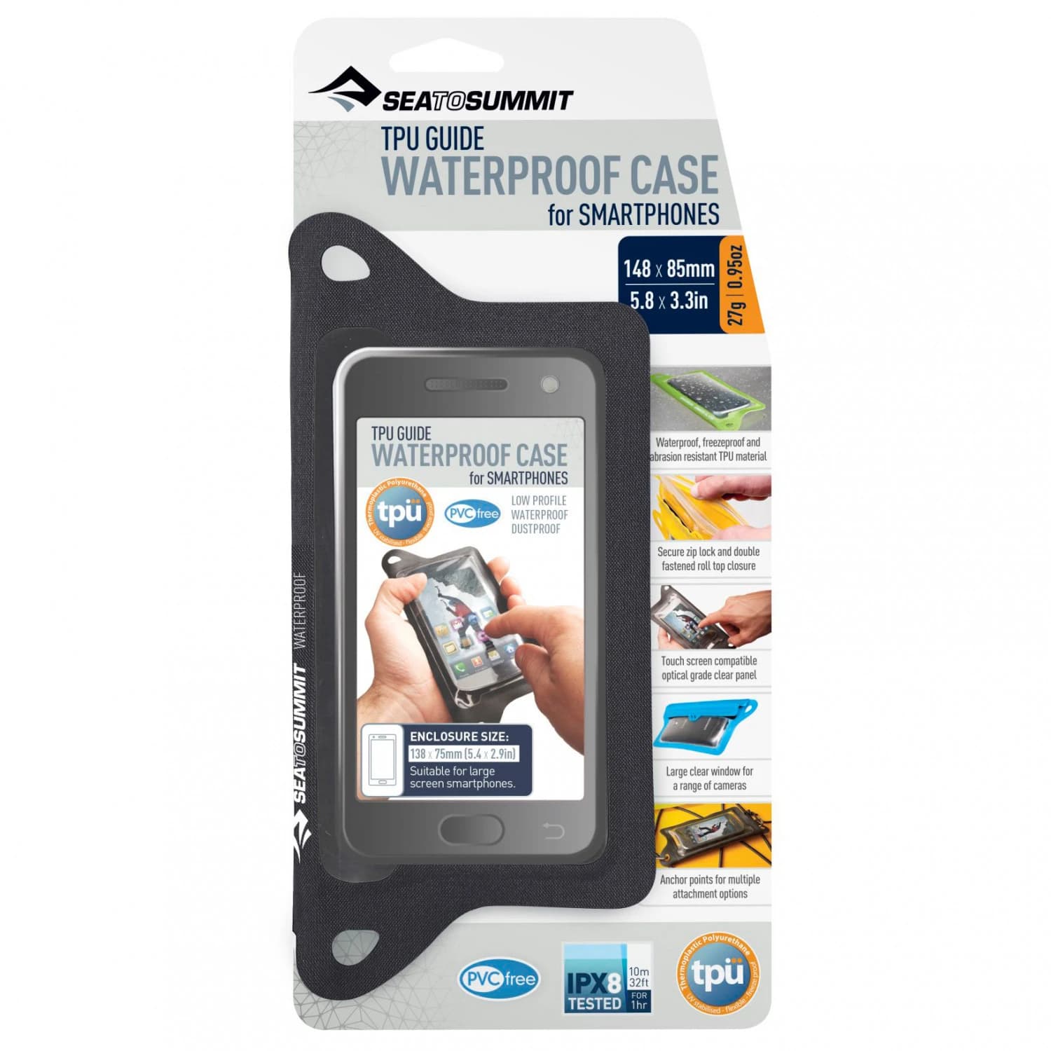 Протектор Sea to Summit TPU Guide Waterproof Case for Smartphones Protective cover - Black
