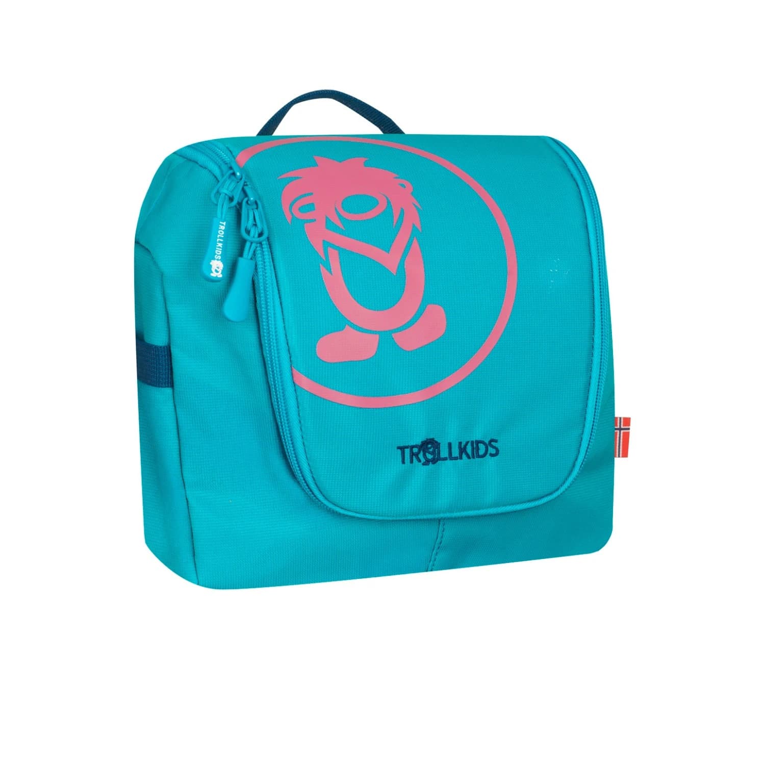 Детски тоалетен несесер Trollkids Kid's Wash Bag - Dark Turquoise / Madeira Blue / Light Magenta