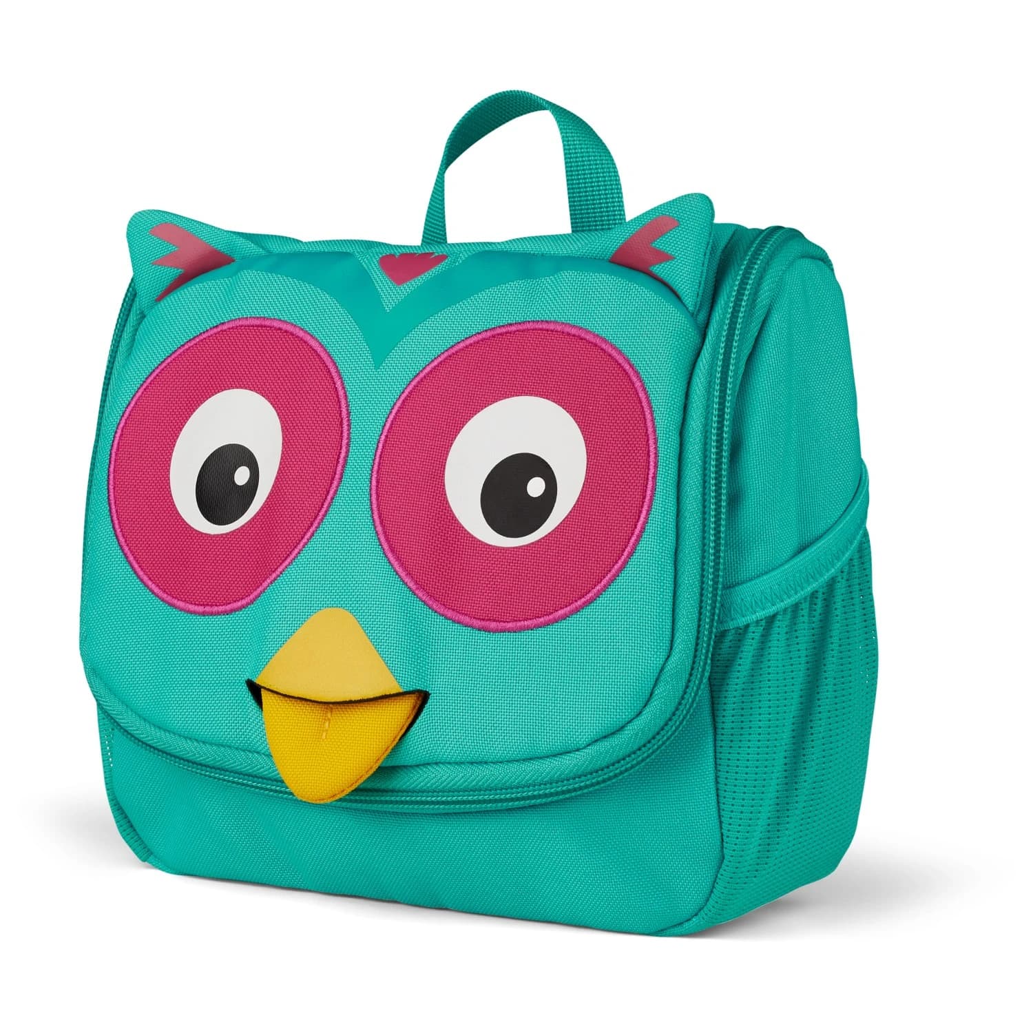 Детски тоалетен несесер Affenzahn Kid's Toiletry Bag Eule Wash bag - Torquoise