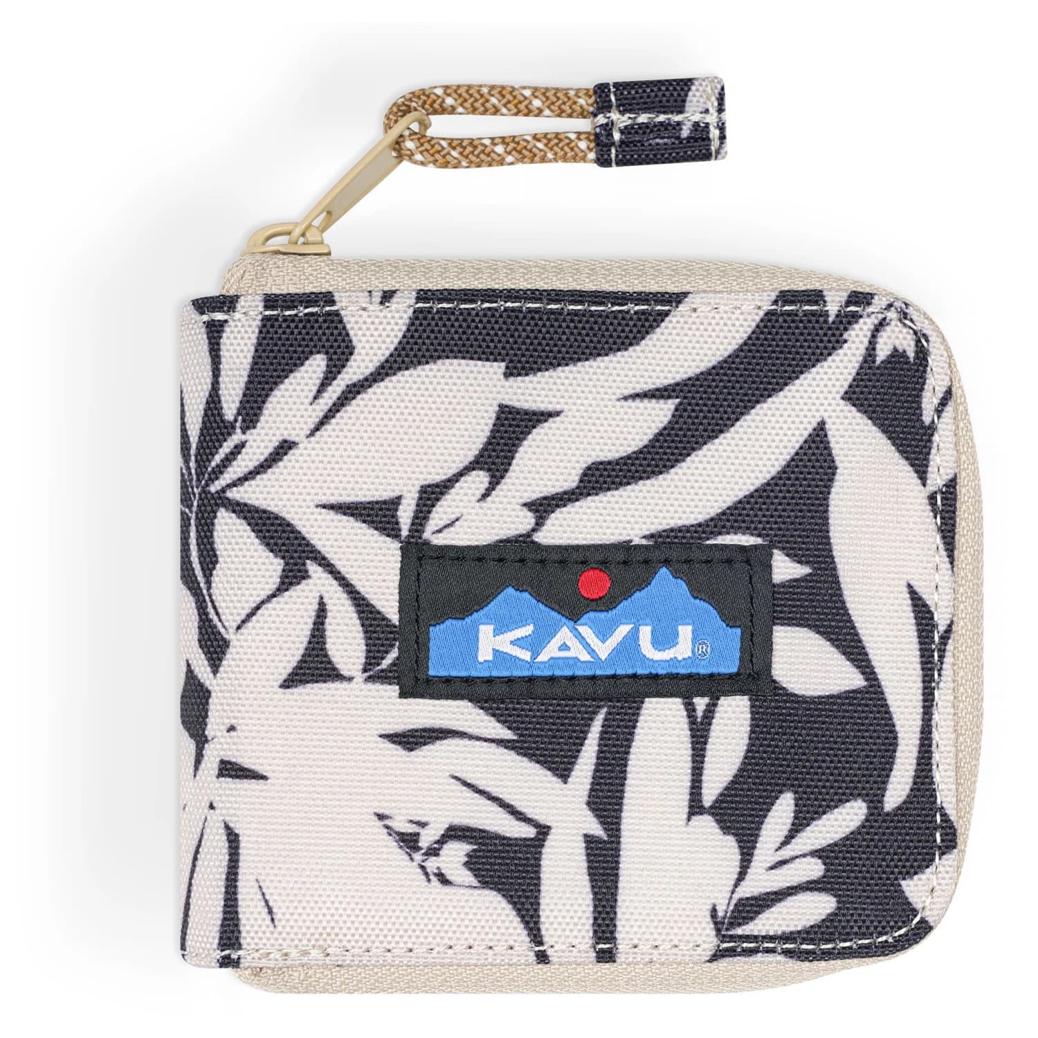 Портфейл Kavu Zip Around Wallet - BW Fronds