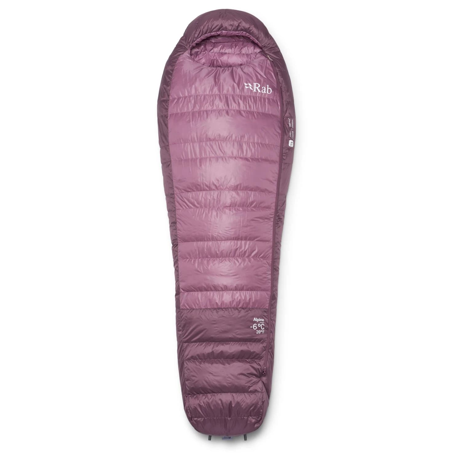 Дамски пухен спален чувал Rab Women's Alpine -6C / 20F Down sleeping bag - Iris / Dark Iris