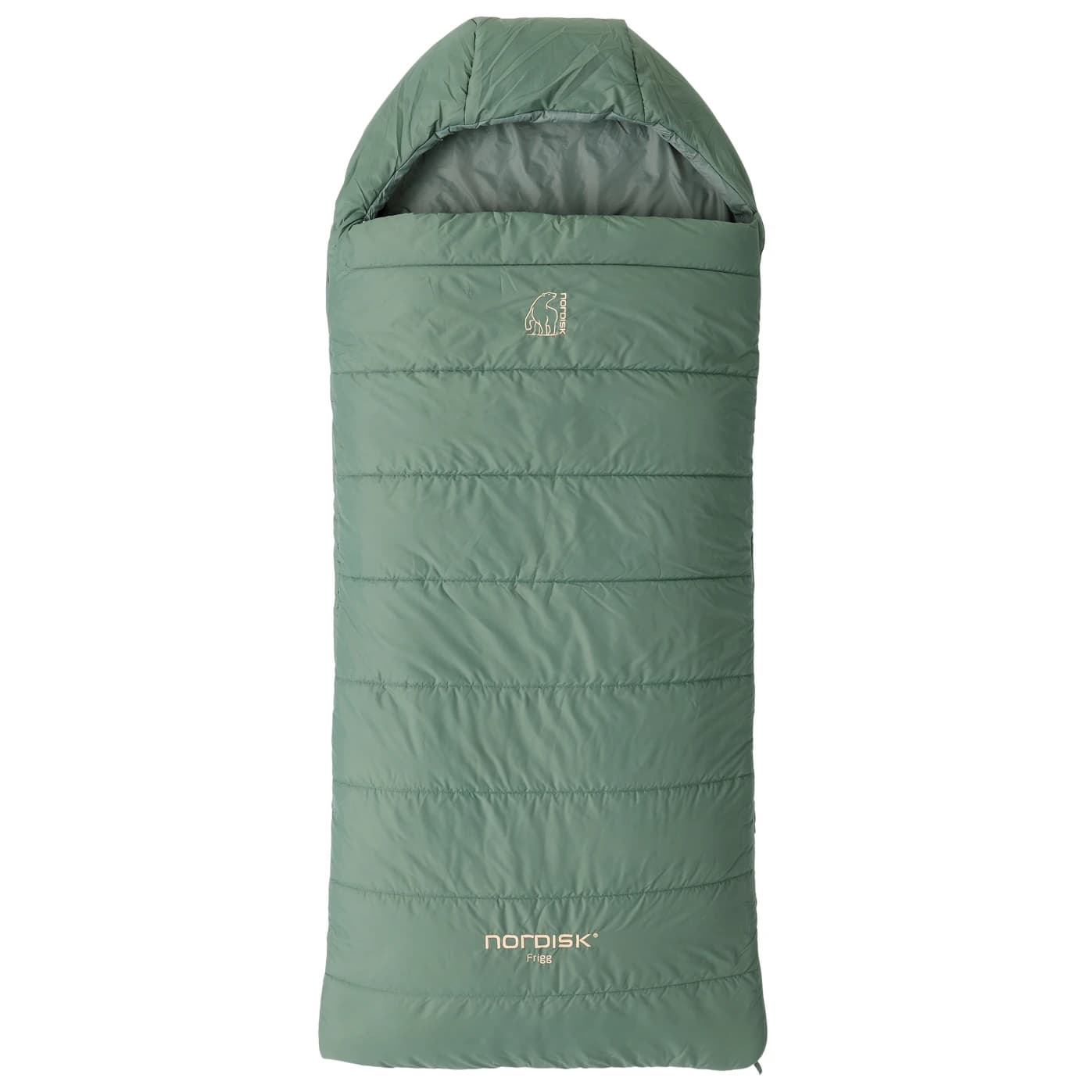 Детски синтетичен спален чувал Nordisk Kid's Frigg Junior Blanket Sleeping Bag Synthetic sleeping bag - Agave Green