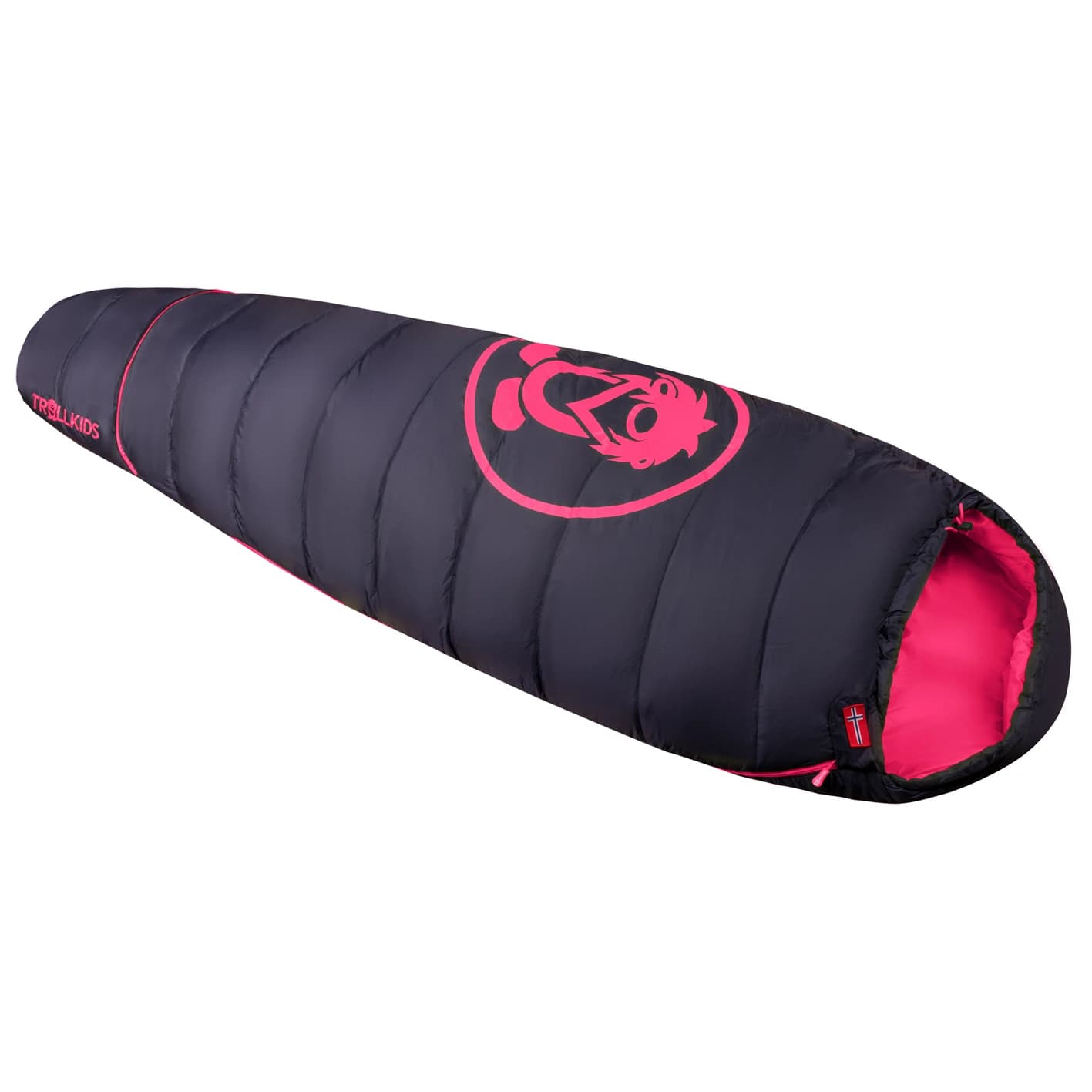 Детски спален чувал Trollkids Kid's Fjell Dreamer II Extendable Kids' sleeping bag - Navy / Magenta