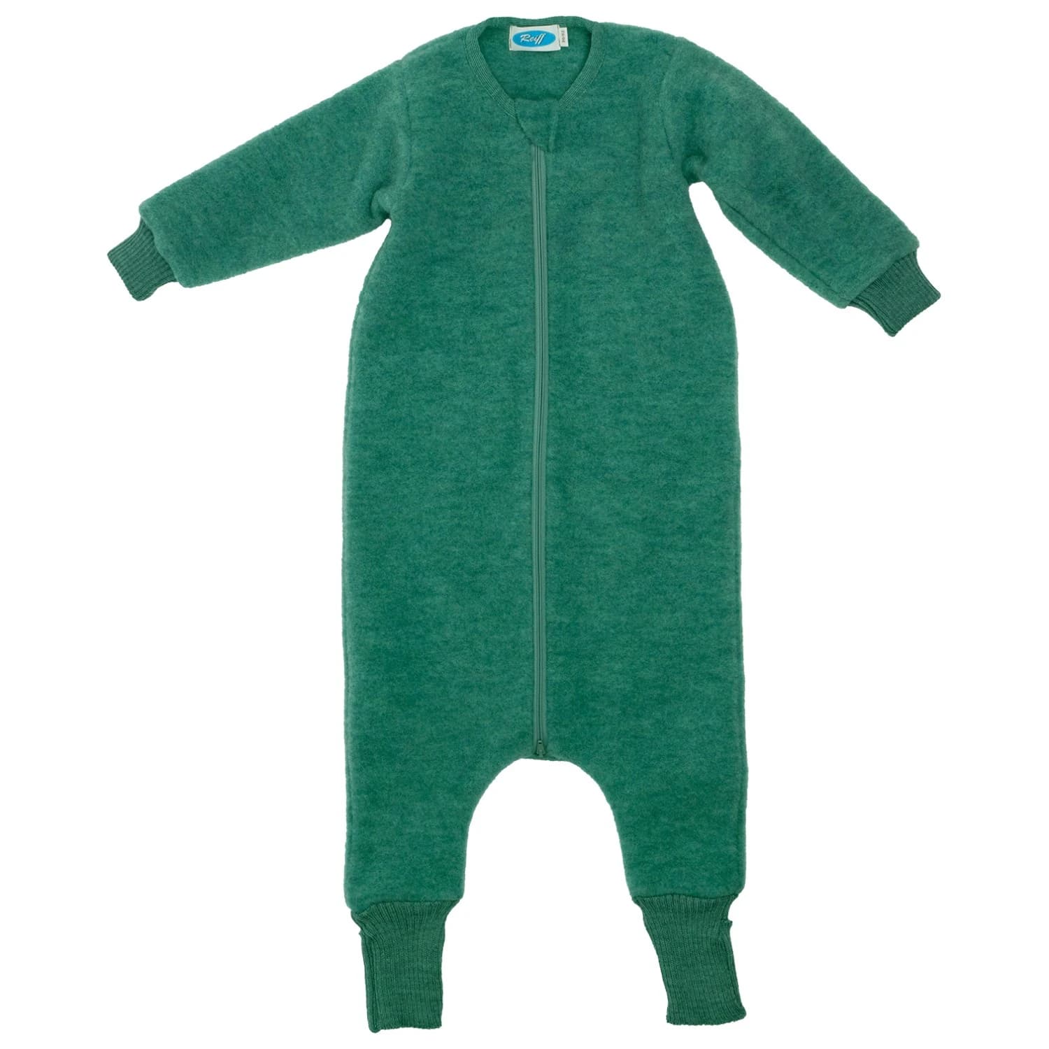 Детски спален чувал Reiff Kid's Fleeceschlafsack mit Bein und Arm Kids' sleeping bag - Salbei