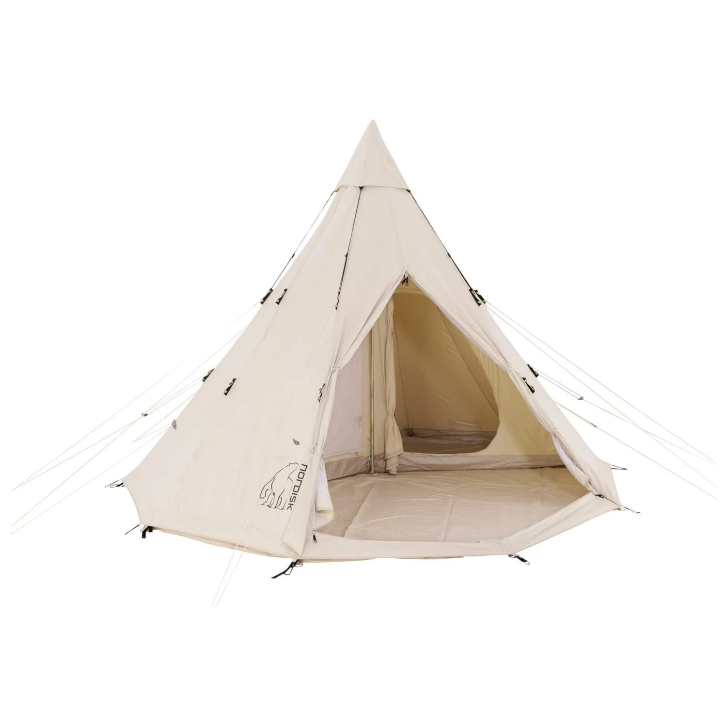 Палатка Nordisk Alfheim 12.6 Technical Cotton Group tent - Beige