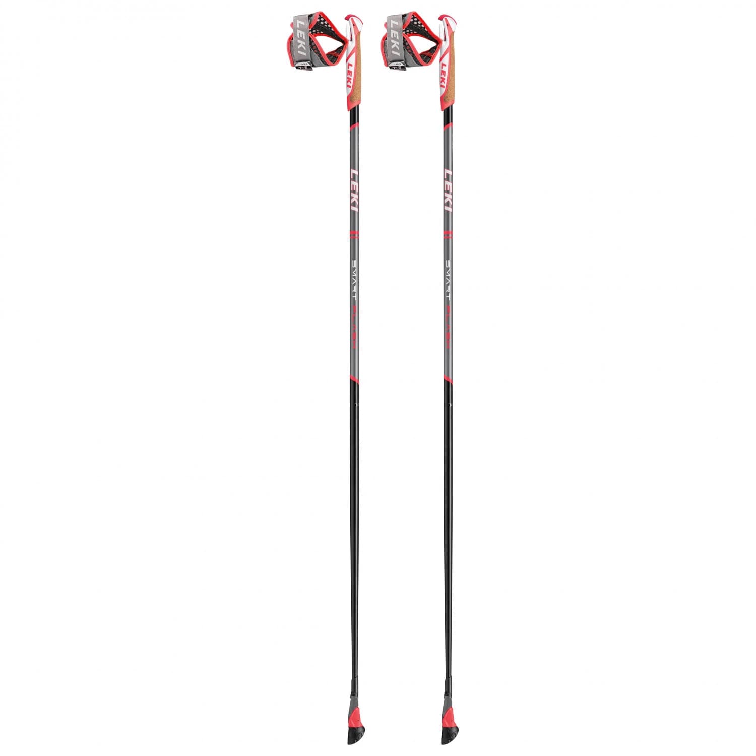Щеки за нордик ходене Leki Smart Flash Nordic walking poles - Light Anthracite / Midnightblue Dark Metallic / White
