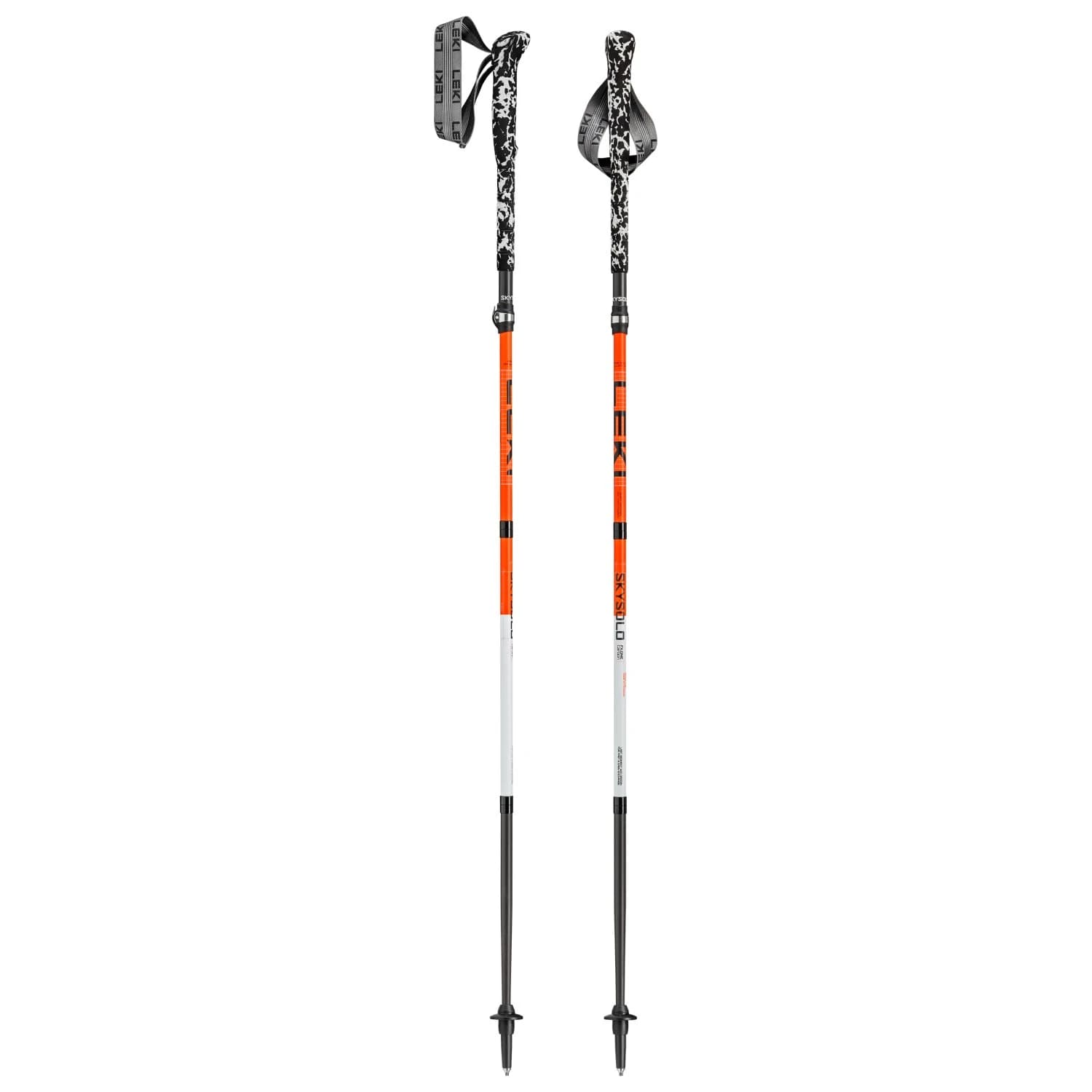 Туристически щеки Leki Skysolo FX.One Carbon Walking poles - Neonorange / White / Black