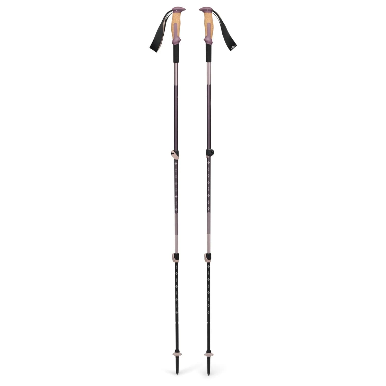Туристически щеки Black diamond Trail Vista Shock Trek Poles Walking poles - Dark Mauve