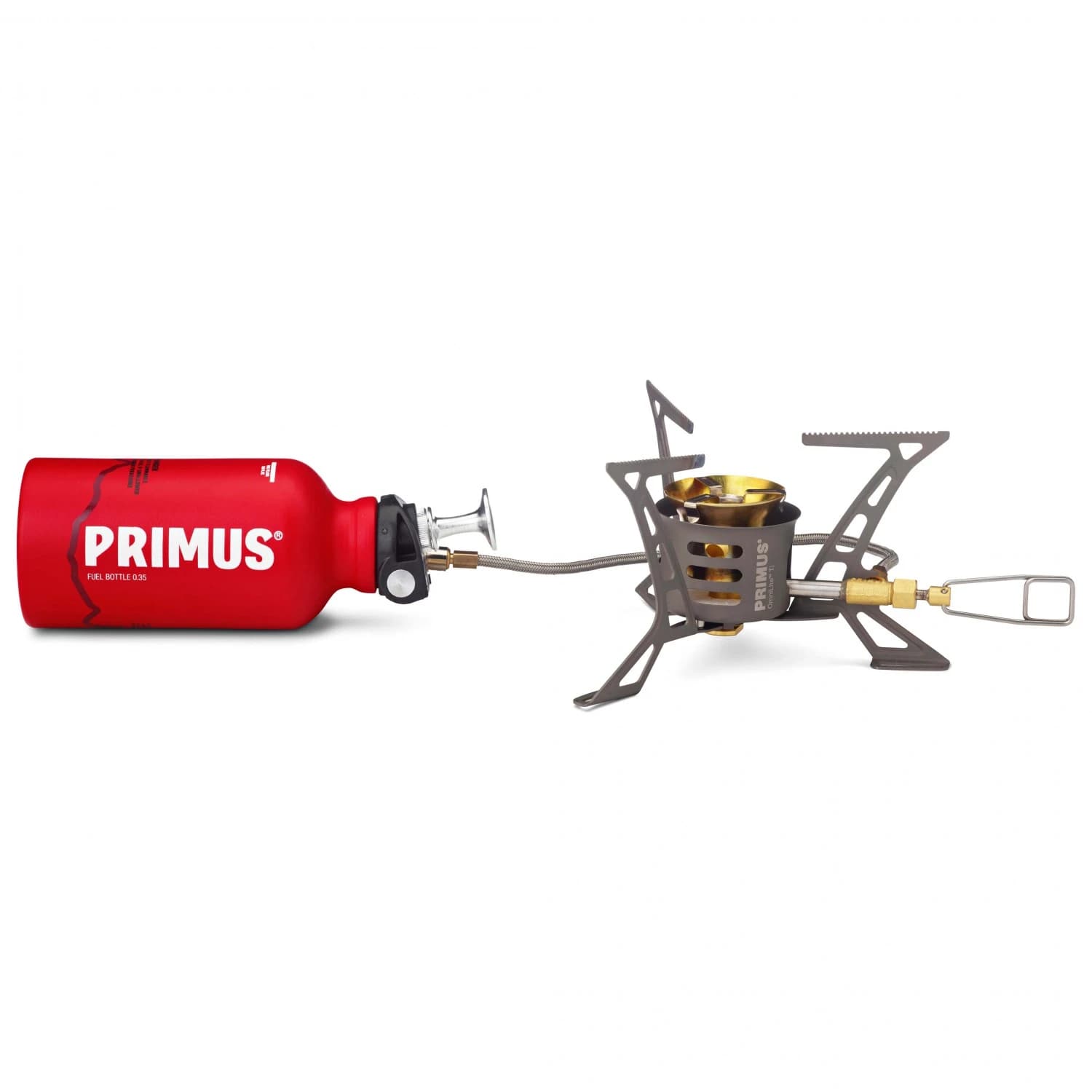 Мултифуел котлон Primus OmniLite Ti Multifuel stove - Grey / Red