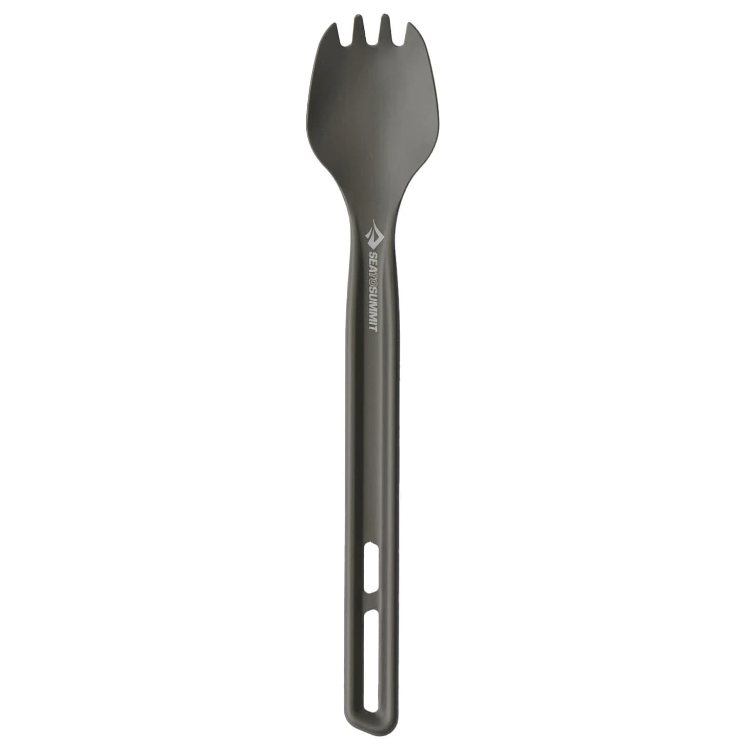 Комбиниран прибор (спорк/клечки) Sea to summit Frontier Ultralight Long Handle Spork Cutlery - Aluminium Hard Anodised Grey