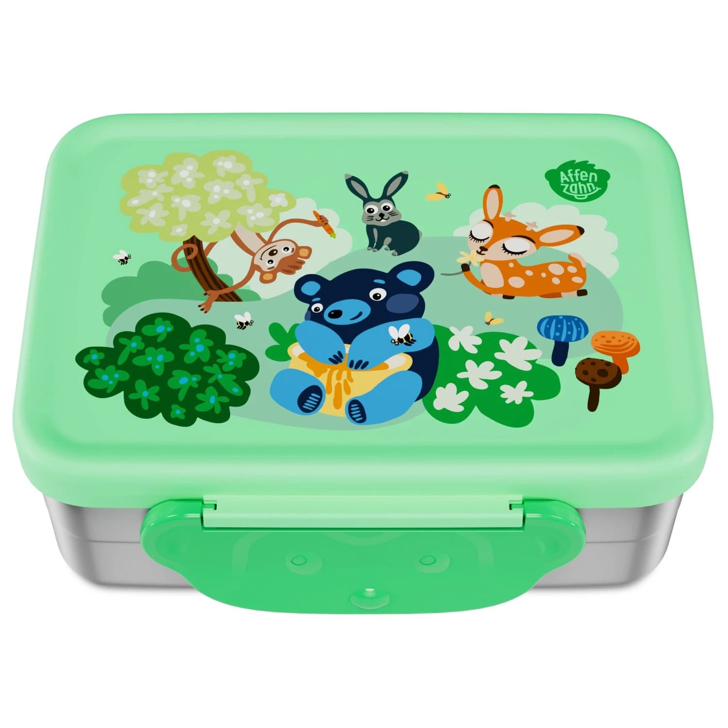 Детски контейнер за храна Affenzahn Kid's Edelstahl Brotdose Food storage - Wilde Wiese