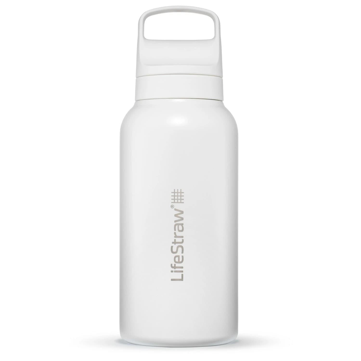 Бутилка с филтър LifeStraw Go Stainless Steel Water bottle - Polar White
