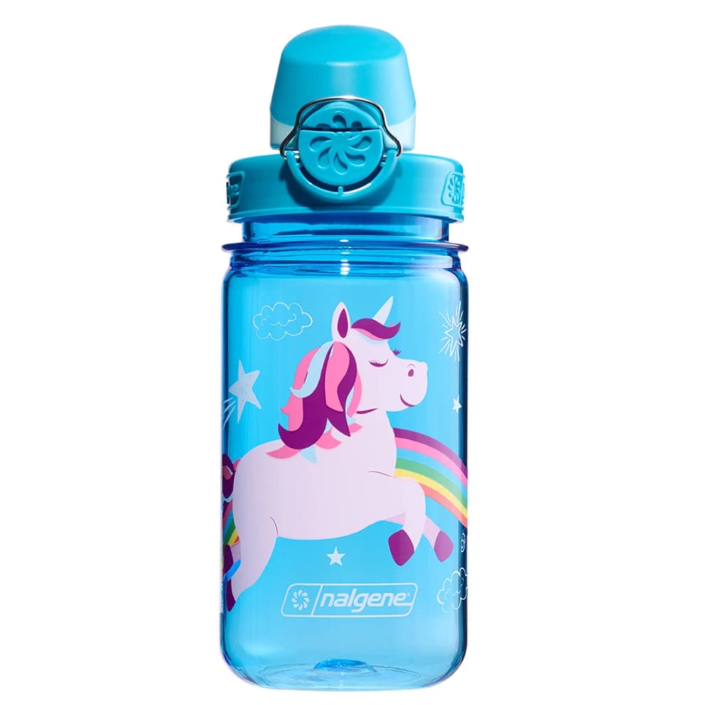 Детска бутилка за вода Nalgene Kinderflasche OTF Kids Sustain Water bottle - Blue Einhorn